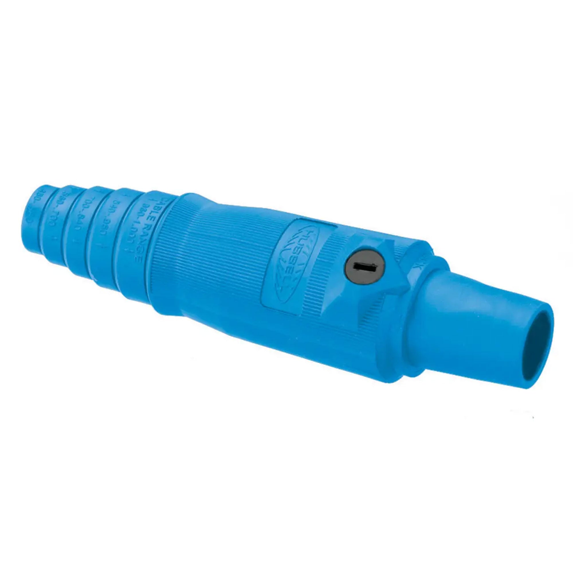 Whirlwind Hubbell HBL400FBL Single Pole Female Cam-Lock Connector (Blue)