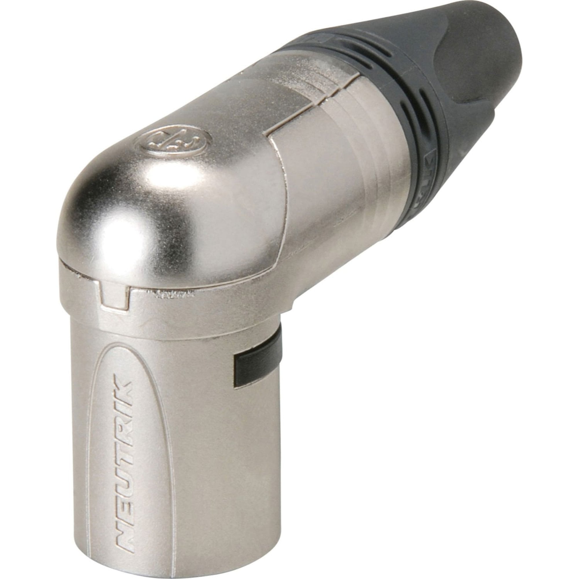 Neutrik NC3MRX Male Right Angle 3-Pin XLR Cable Connector (Nickel/Silver)