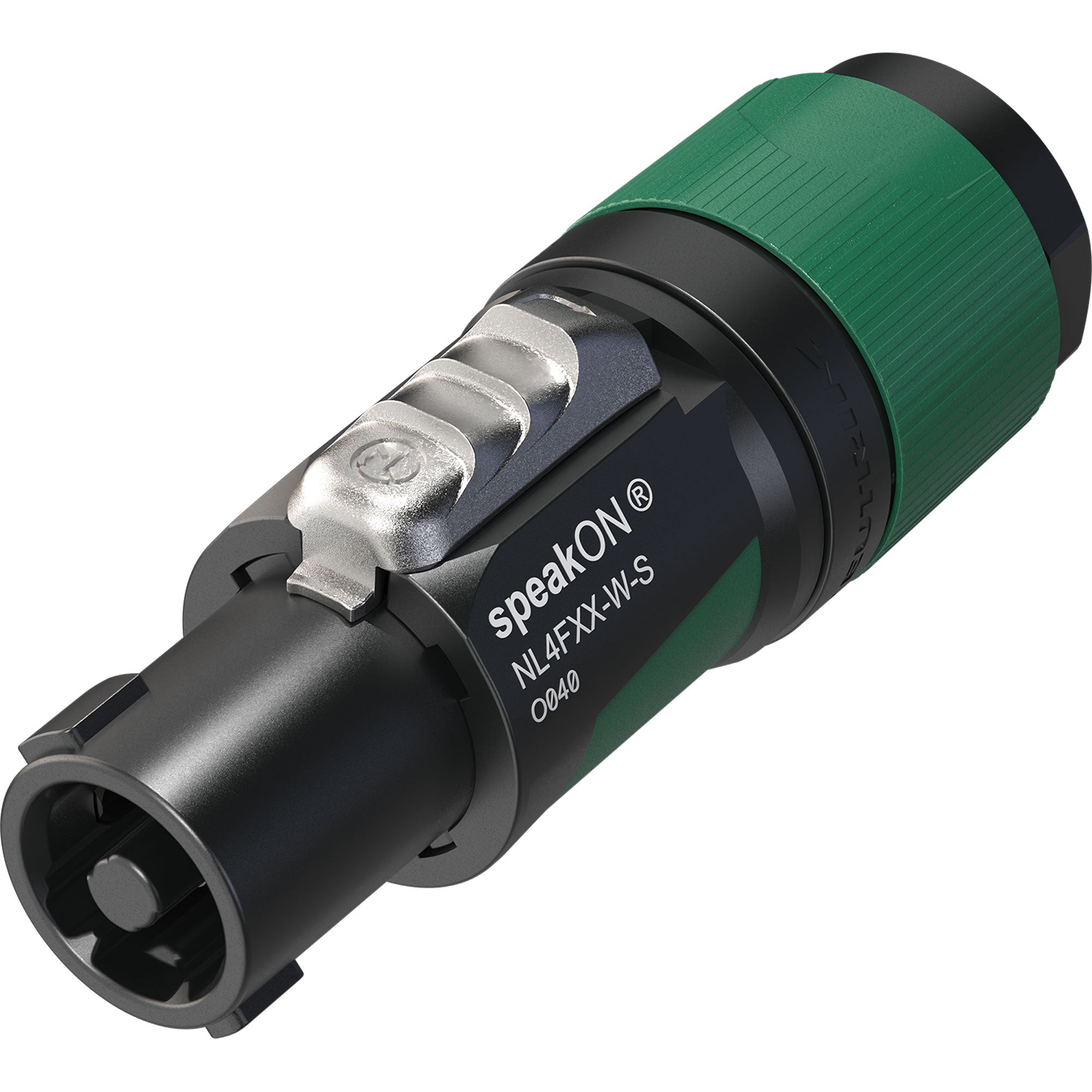 Neutrik NL4FXX-W-S 4-Pole speakON Cable Connector (Small Chuck)