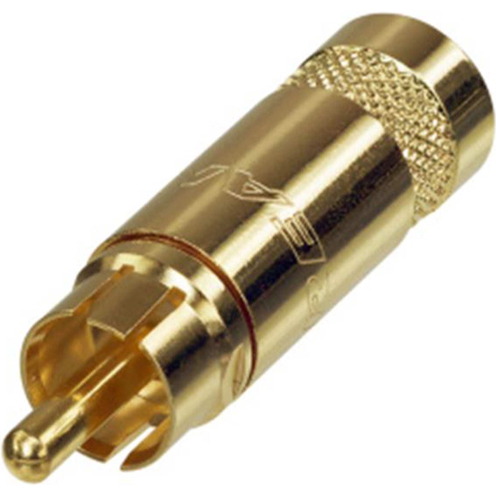 Neutrik Rean NYS352AG Male RCA Phono Plug (Gold/Gold, Box of 100)