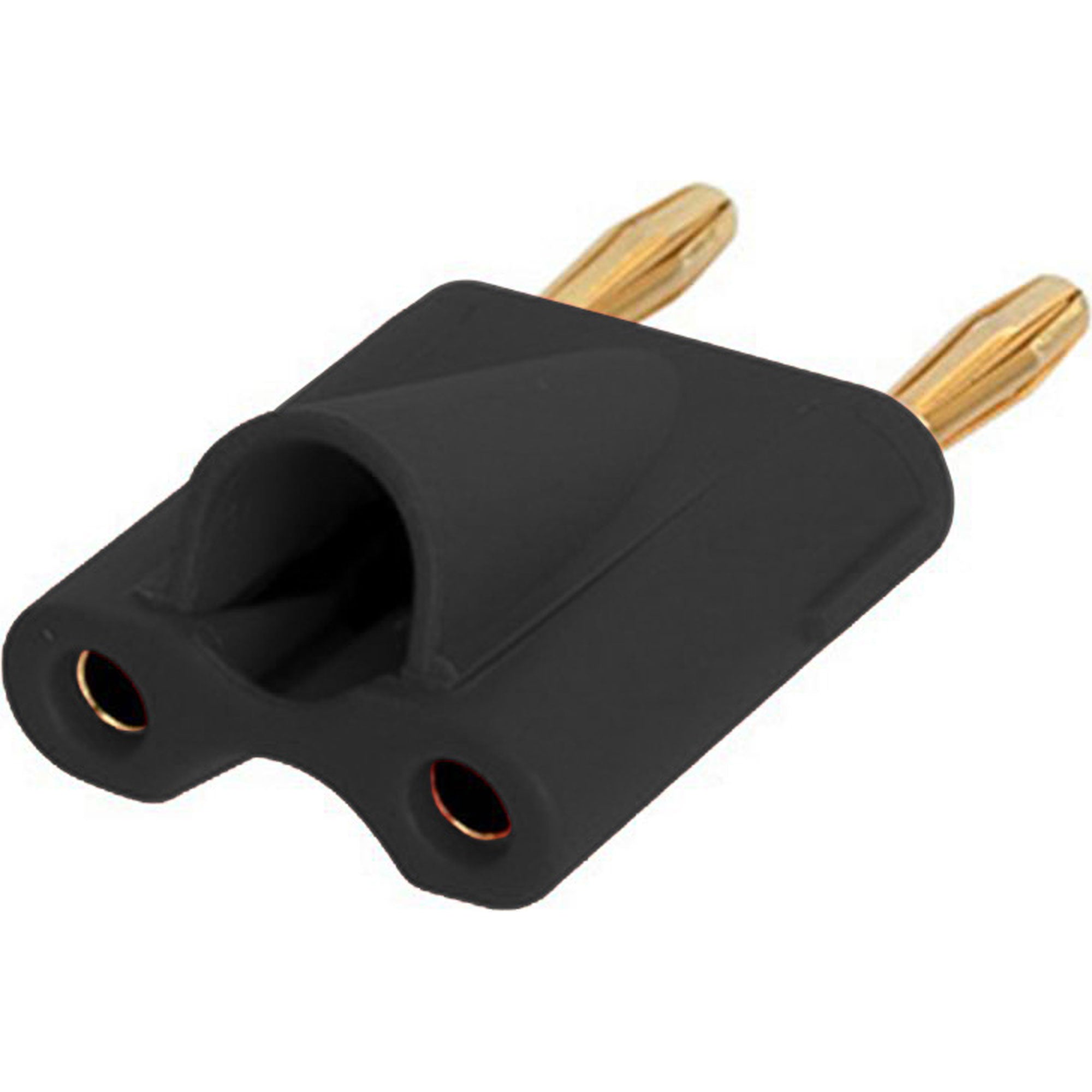 Neutrik Rean NYS508-B Dual Banana Plug (Black/Gold, Box of 50)