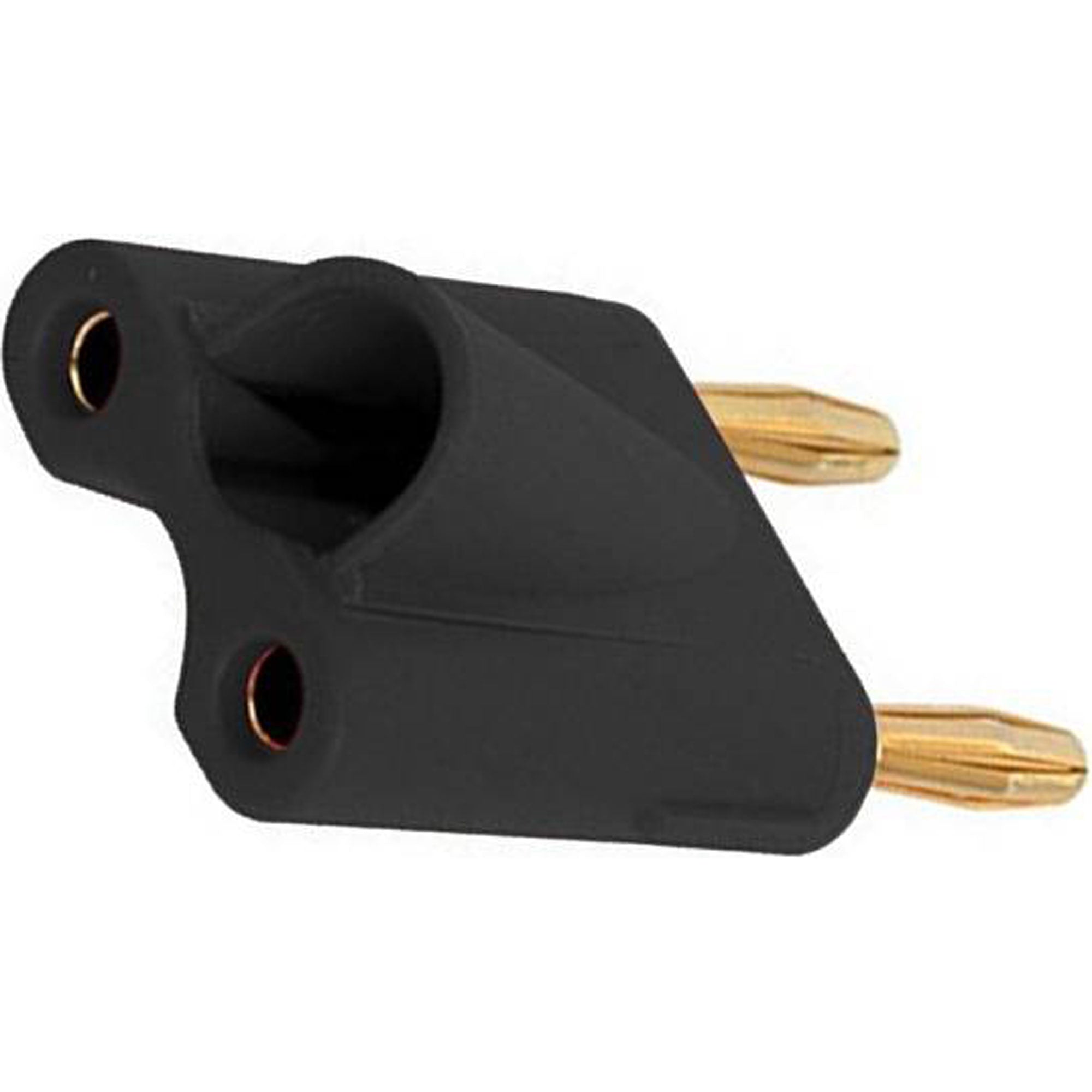 Neutrik Rean NYS508-B Dual Banana Plug (Black/Gold, Box of 50)