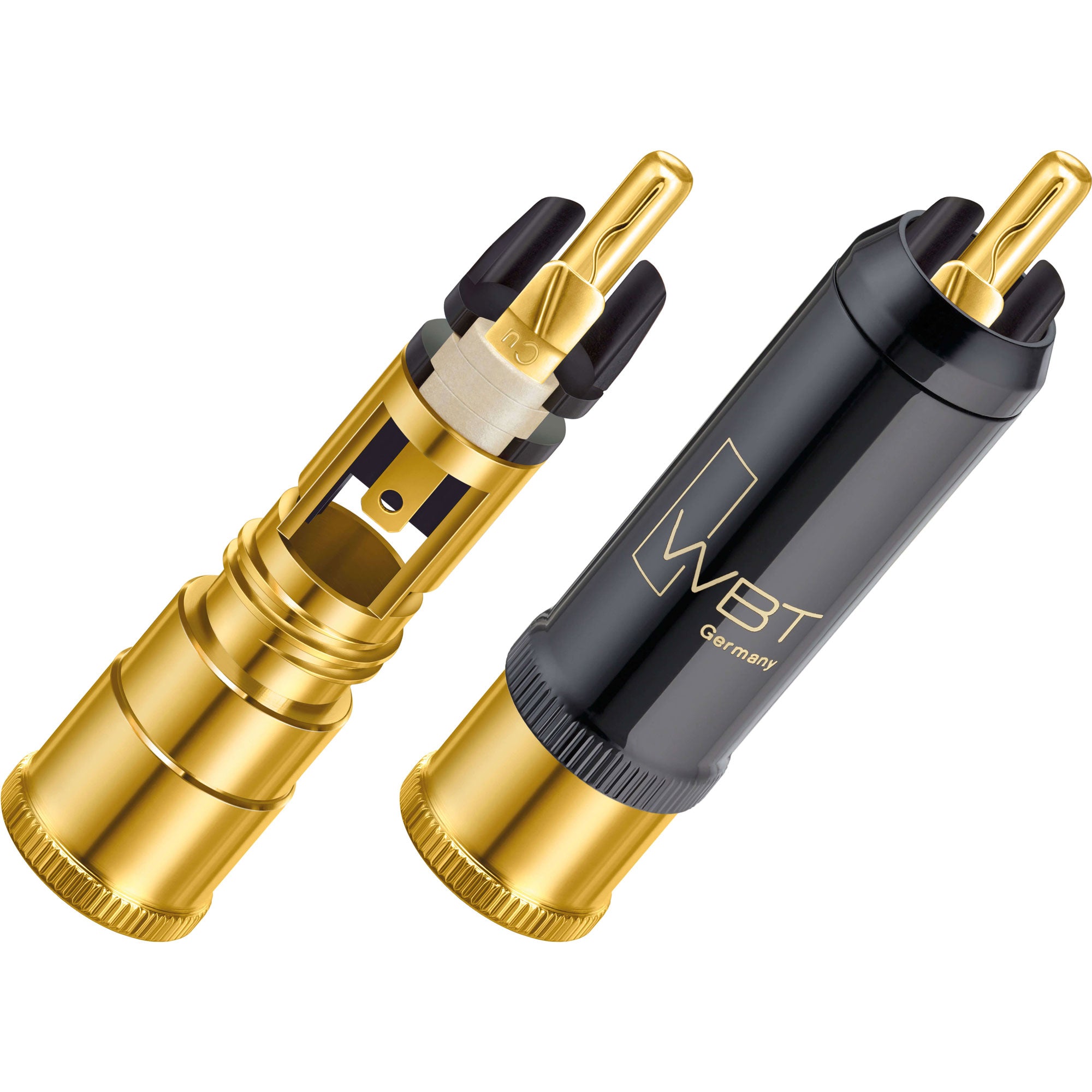 WBT 0152-Cu KIT NextGen Gold Topline Male RCA Connector (4-Pack with Torx Key)