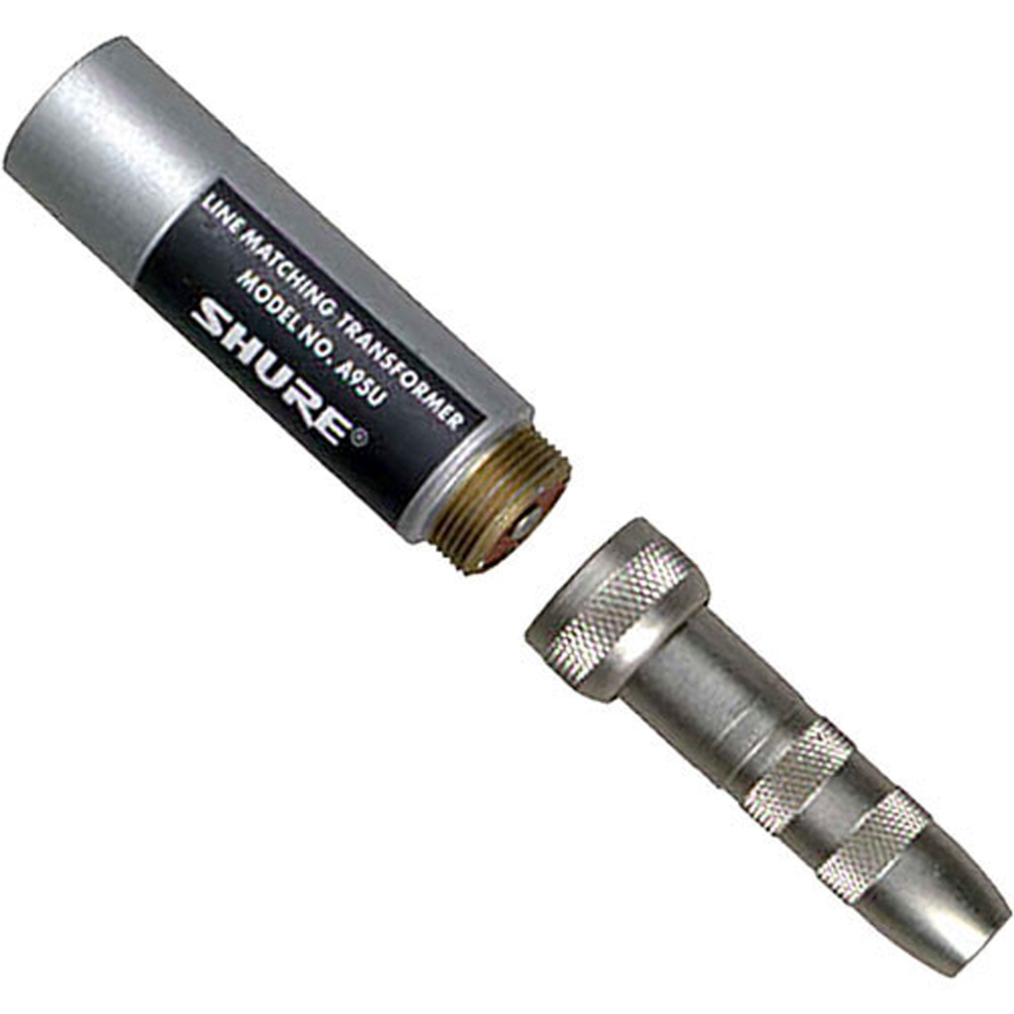 Shure A95U Line Matching Transformer (Male XLR to 1/4" Male Plug/Female Jack)