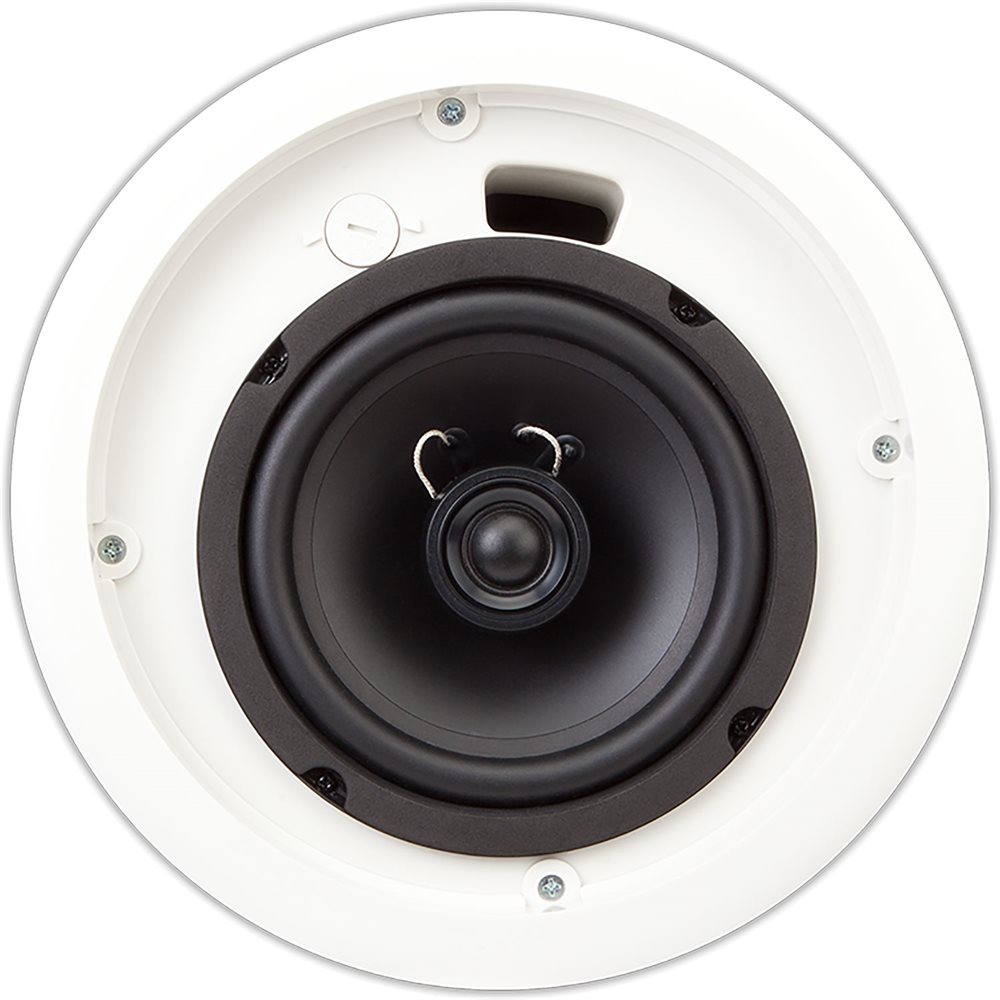 QSC AC-C6T AcousticCoverage 6.5" Two-Way Ceiling Loudspeaker (Each, White)