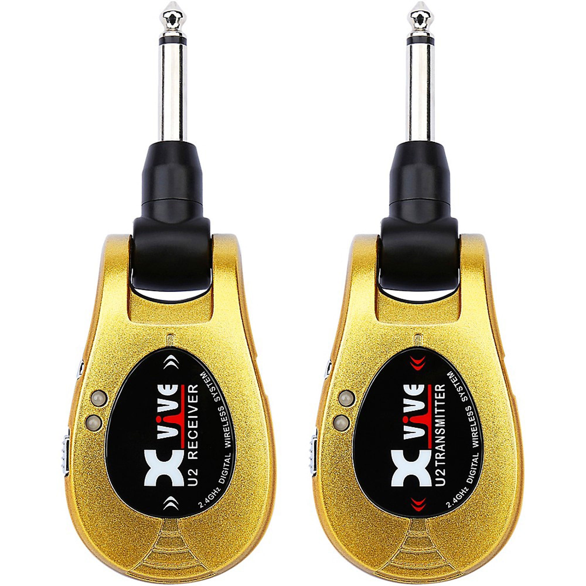 Xvive Audio U2 Digital Wireless System for Electric Guitars (Gold, 2.4 GHz)