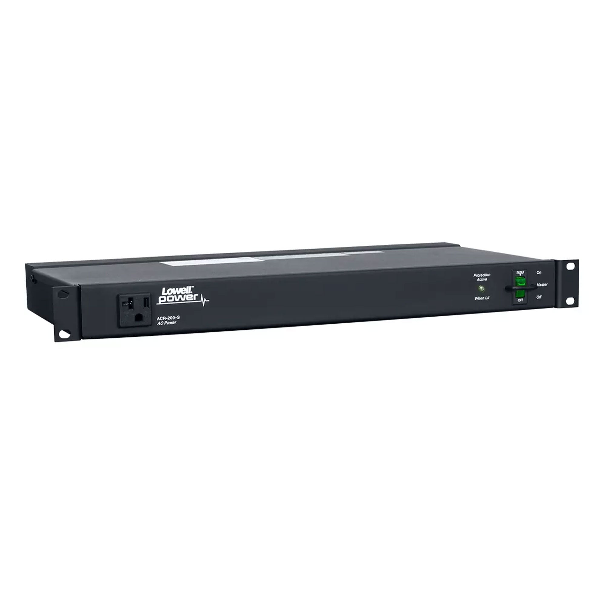 Lowell ACR-209-S 20A Rackmount Power Panel with 9 Outlets and Surge Protection