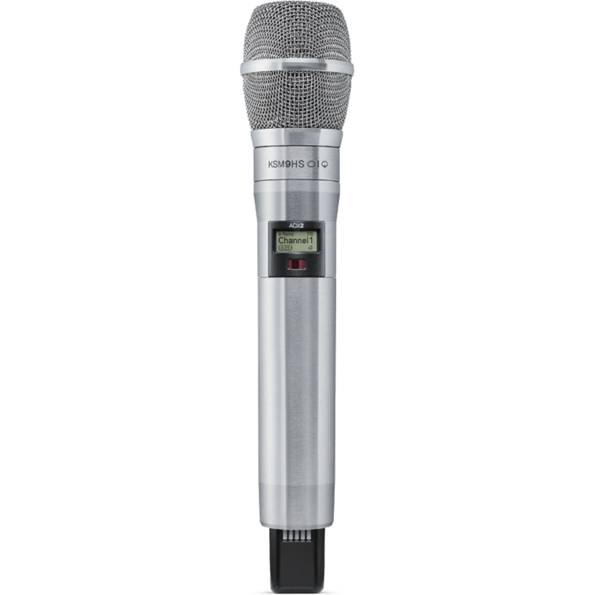 Shure ADX2/K9HSN Axient Digital Handheld Wireless Transmitter (G57: 470-616 MHz, Nickel)