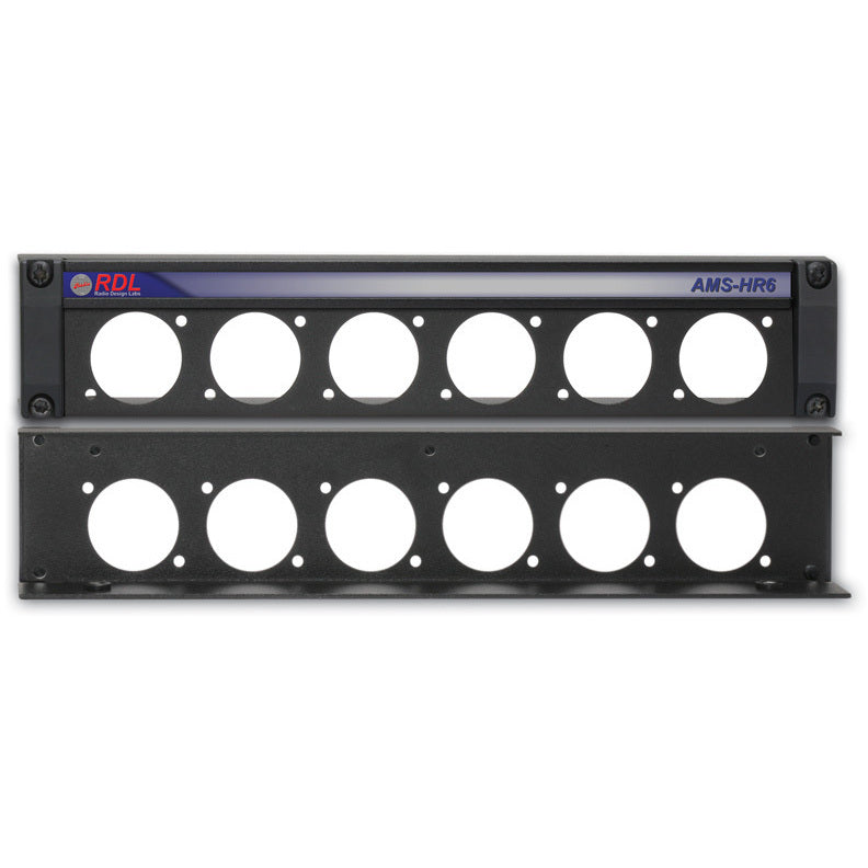 RDL AMS-HR6 Mounting Panel for 6 AMS Accessories