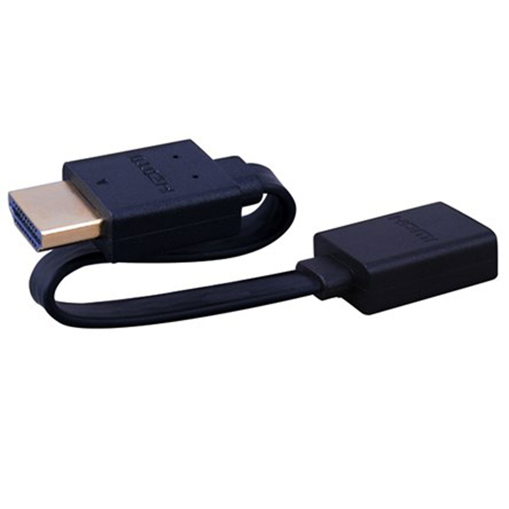 Vanco 233216X Super Flex Flat HDMI High Speed Male to Female Cable (6")