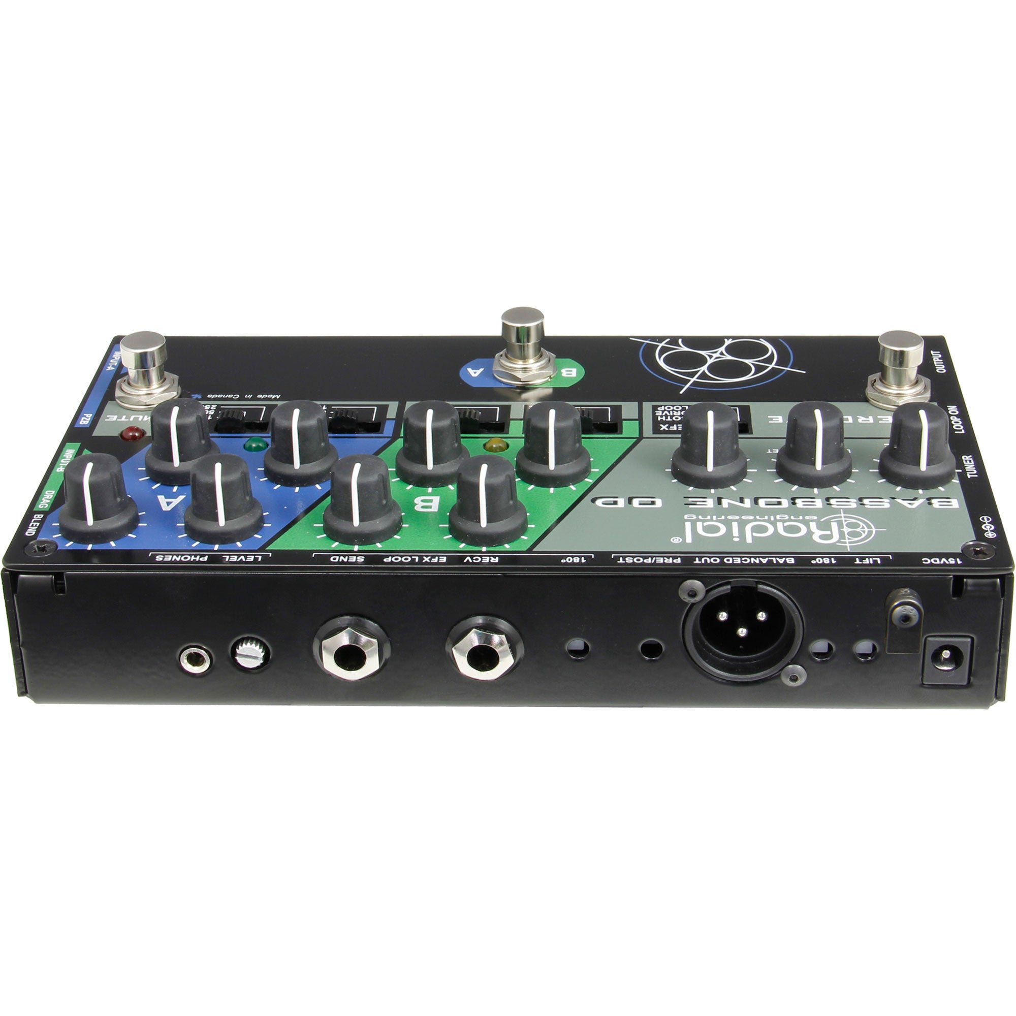 Radial Engineering Tonebone Bassbone OD 2-Channel Bass Preamp