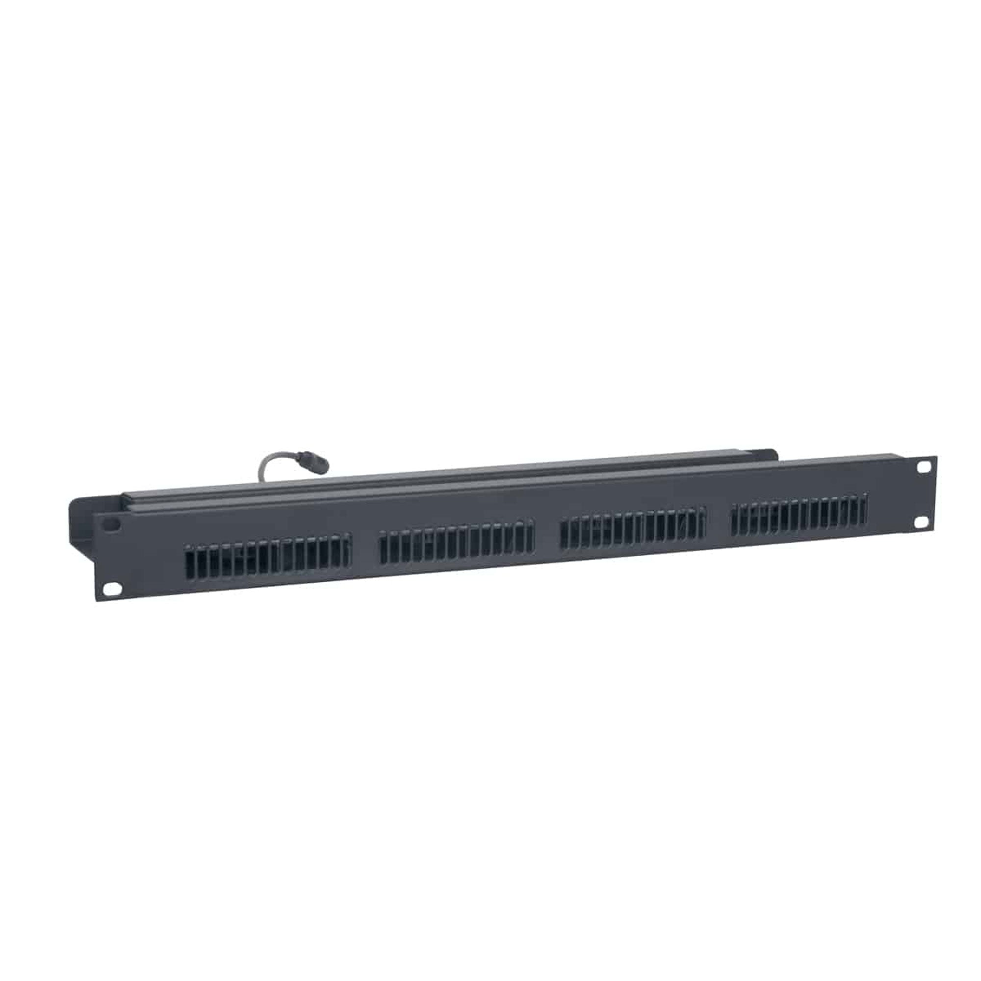 Lowell BDC4-1 Rackmount Panel with Blower Fans (1U, Standard Cord)