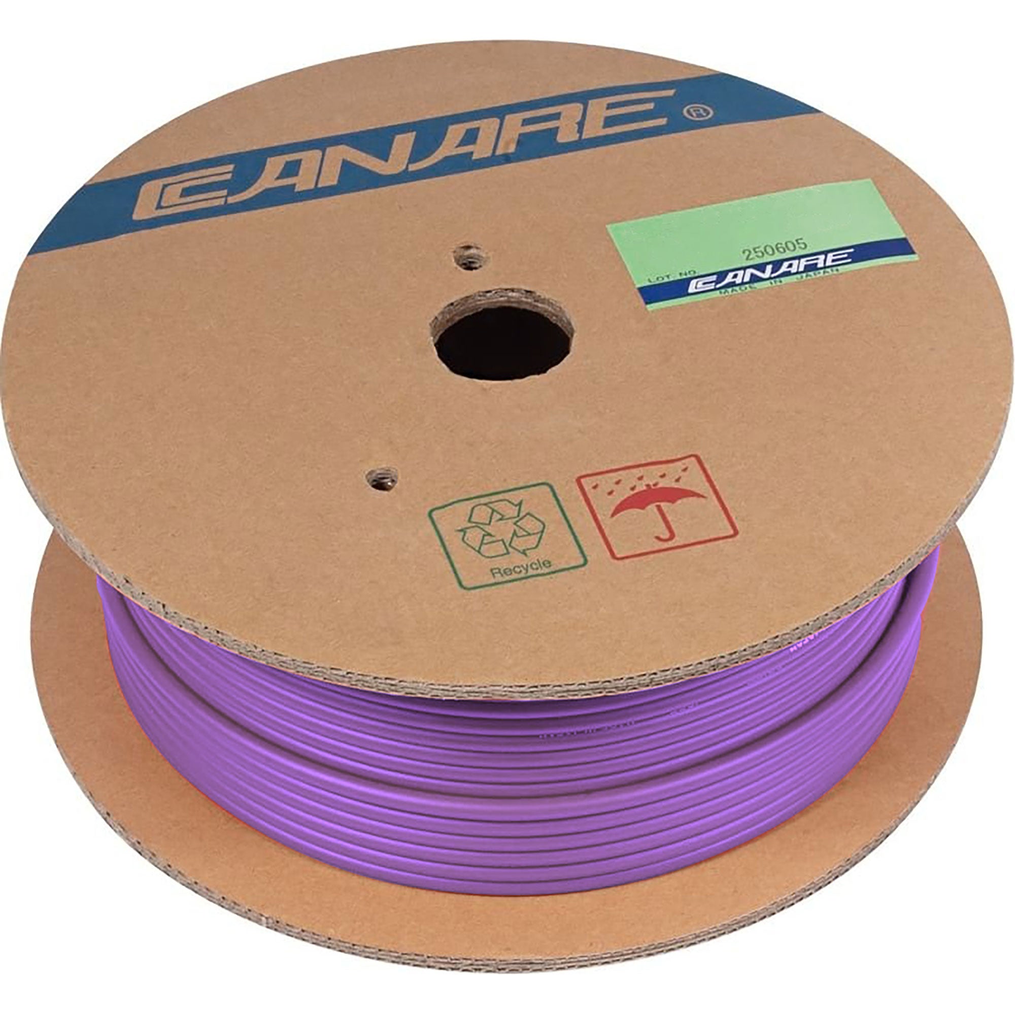 Canare L-4CFB 75 Ohm 3G-SDI / HD-SDI Digital Video Coaxial Cable RG-59 Type (Purple, 984'/300m)