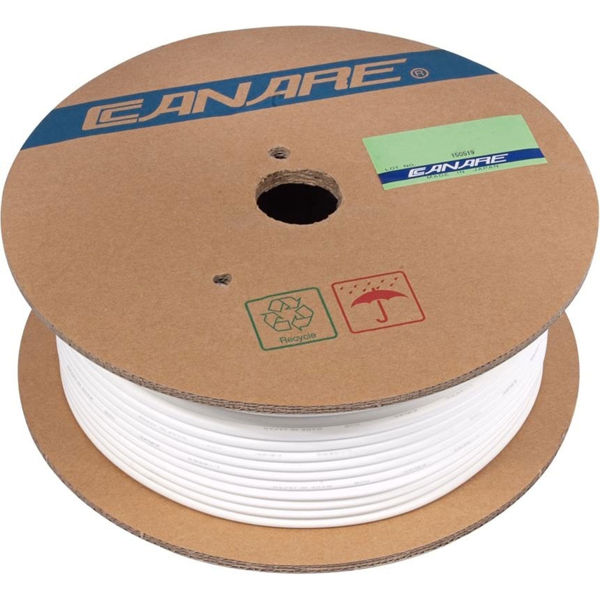 Canare L-4CFB 75 Ohm 3G-SDI / HD-SDI Digital Video Coaxial Cable RG-59 Type (White, 984'/300m)