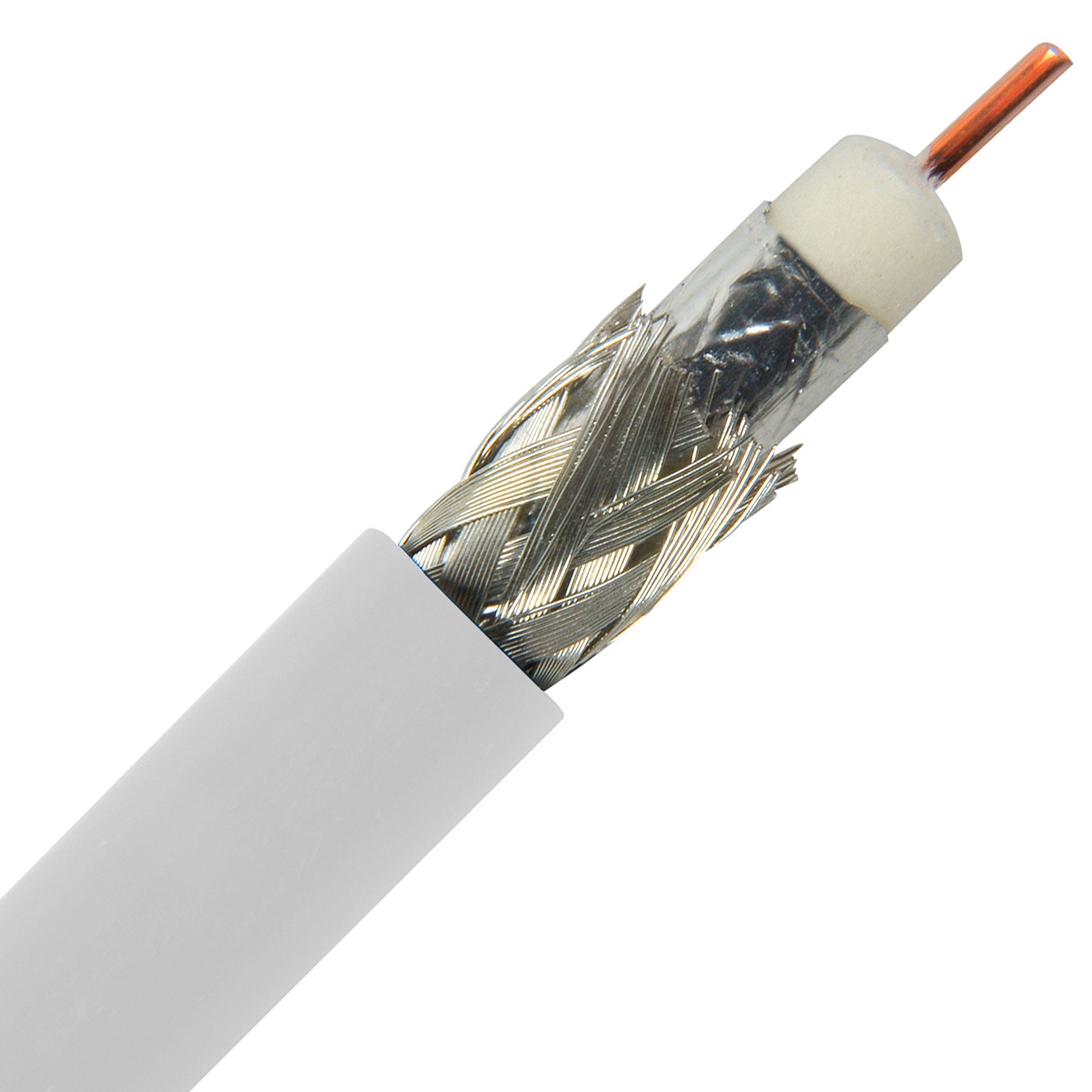 Canare L-4CFB 75 Ohm 3G-SDI / HD-SDI Digital Video Coaxial Cable RG-59 Type (White, 984'/300m)