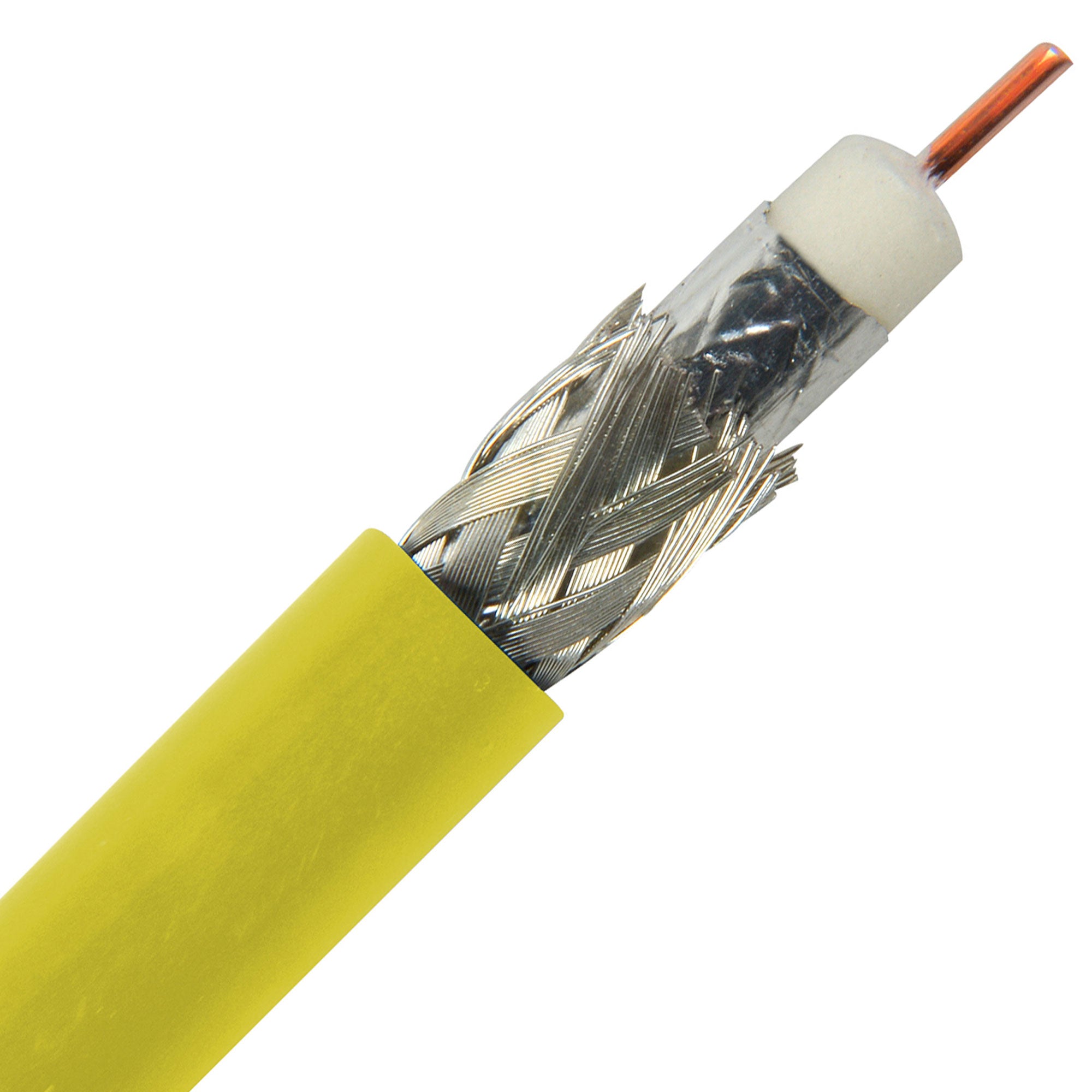 Canare L-4CFB 75 Ohm 3G-SDI / HD-SDI Digital Video Coaxial Cable RG-59 Type (Yellow, 984'/300m)