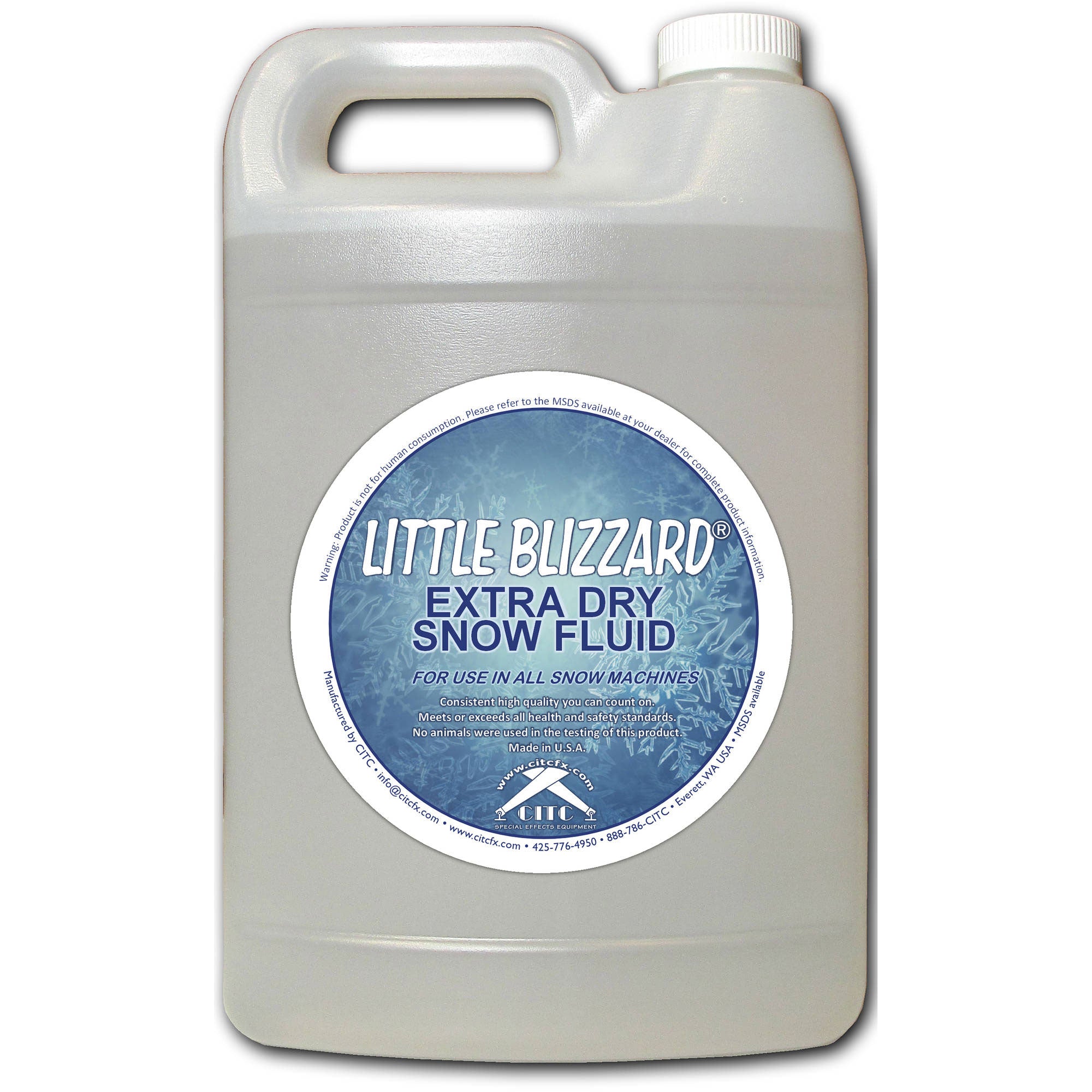 CITC 150160 Little Blizzard Extra Dry Snow Fluid (1 Gallon)