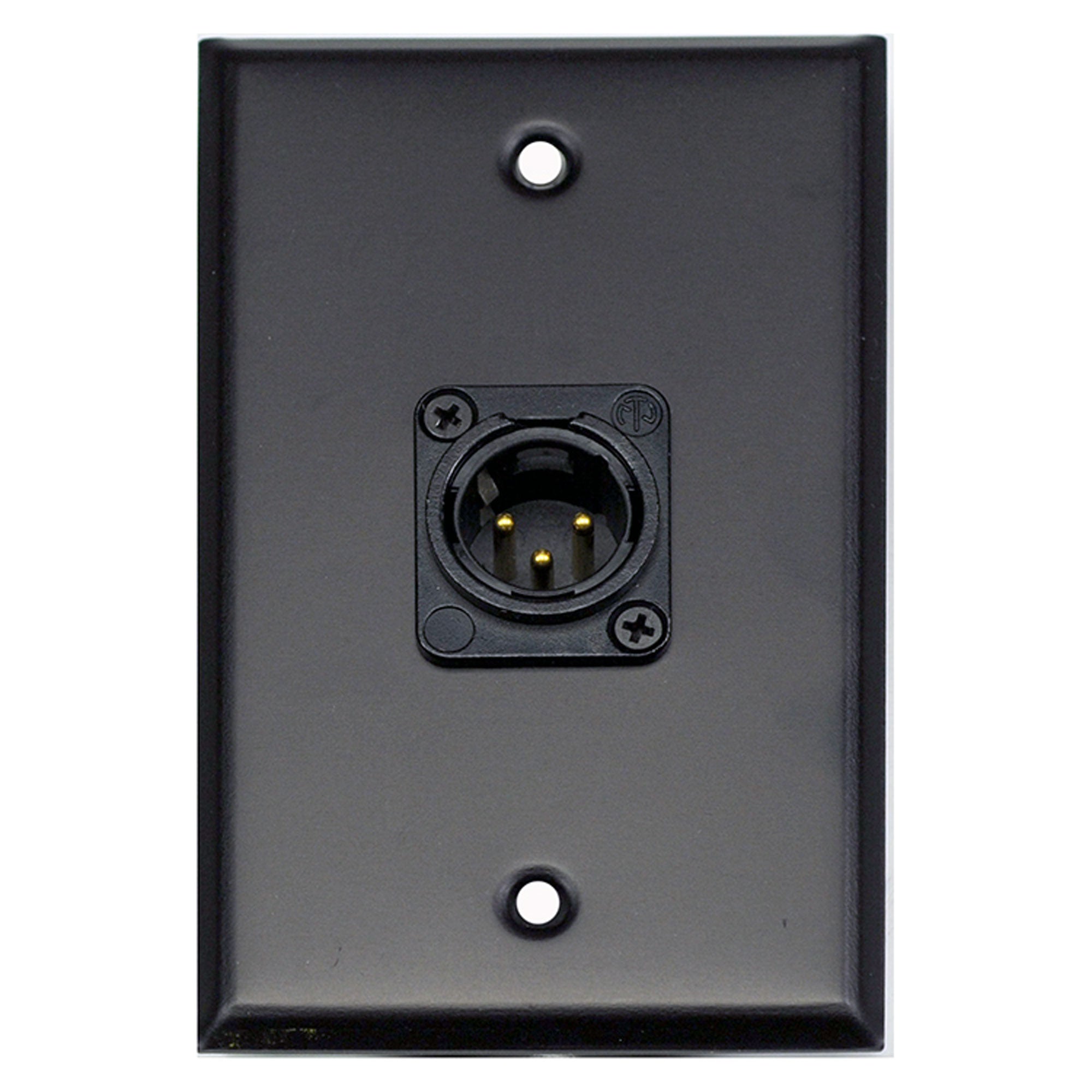 Custom Wall Plates 1-Gang 1-Hole Steel Wall Plate Assembled with Professional Connectors