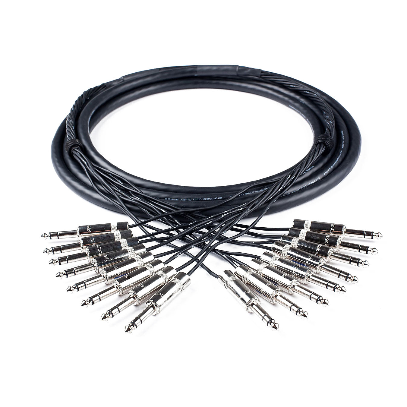 Custom Cables 8-Channel Audio Snake Made from Mogami W2932 & Neutrik Connectors (Config per Channel)