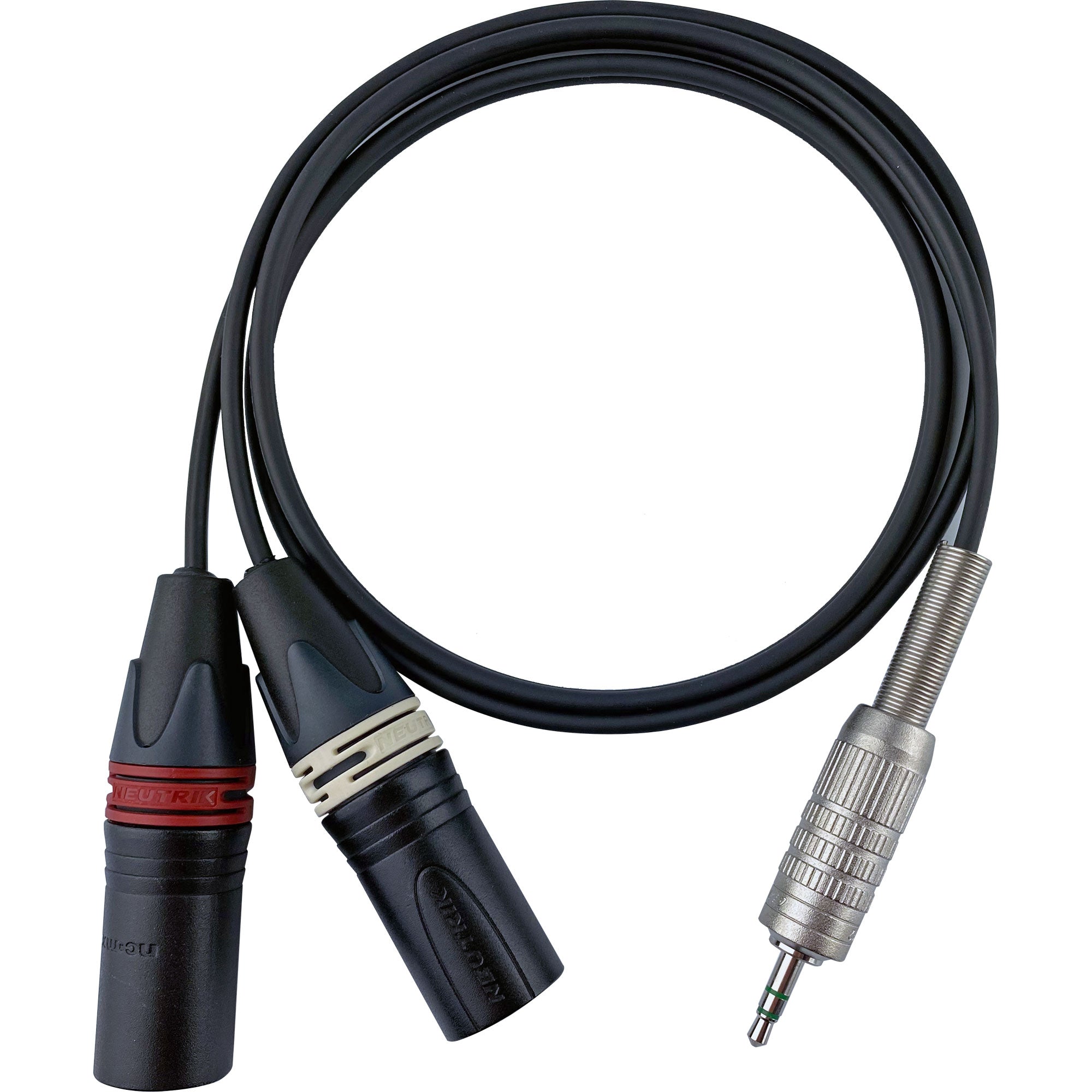 Custom Cables 3.5mm (1/8") TRS to Dual XLR Cable Made from Mogami W2947 & Premium Connectors