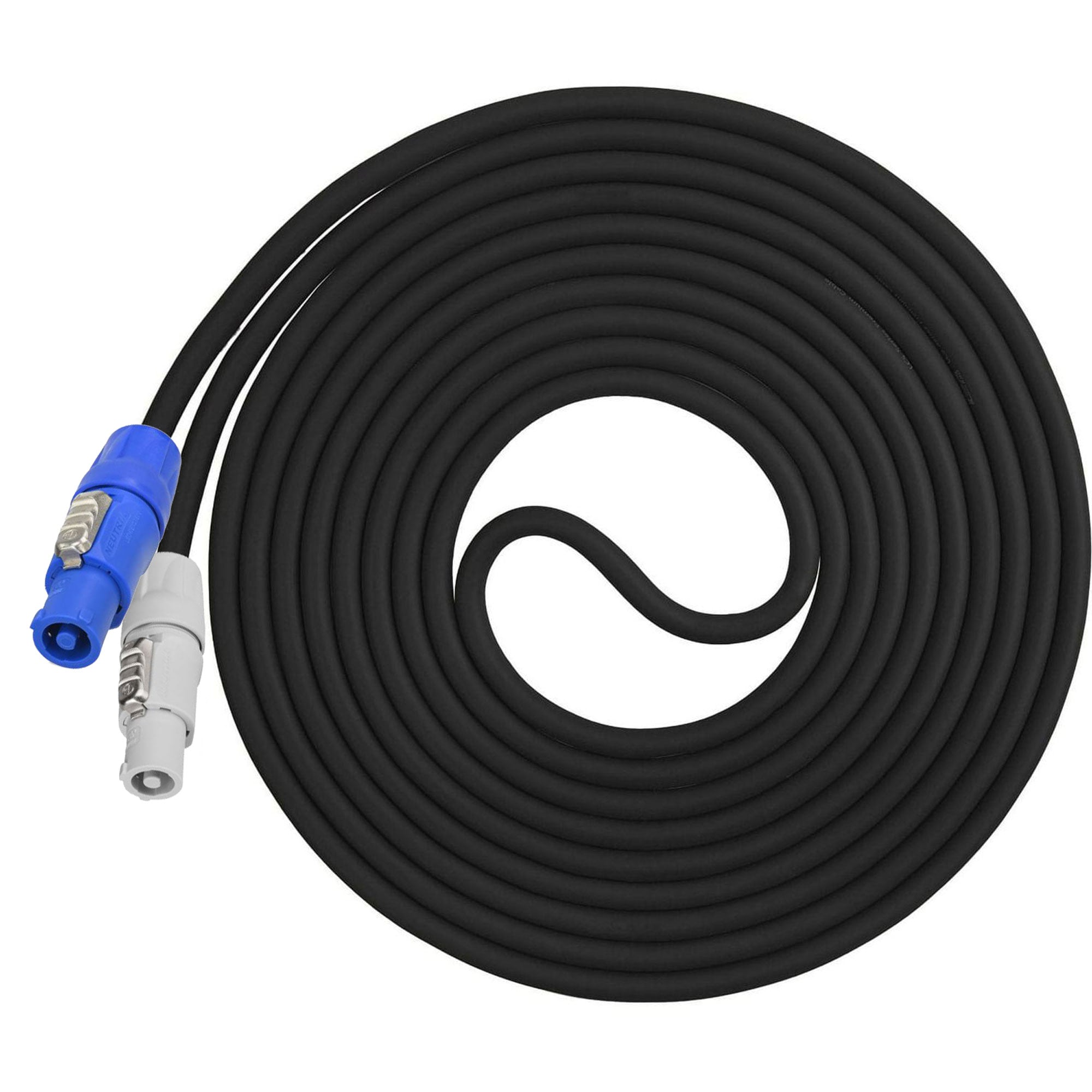 Custom Cables AC Power Cable Made from 12/3 SJOOW Electrical Power Wire & Premium Connectors