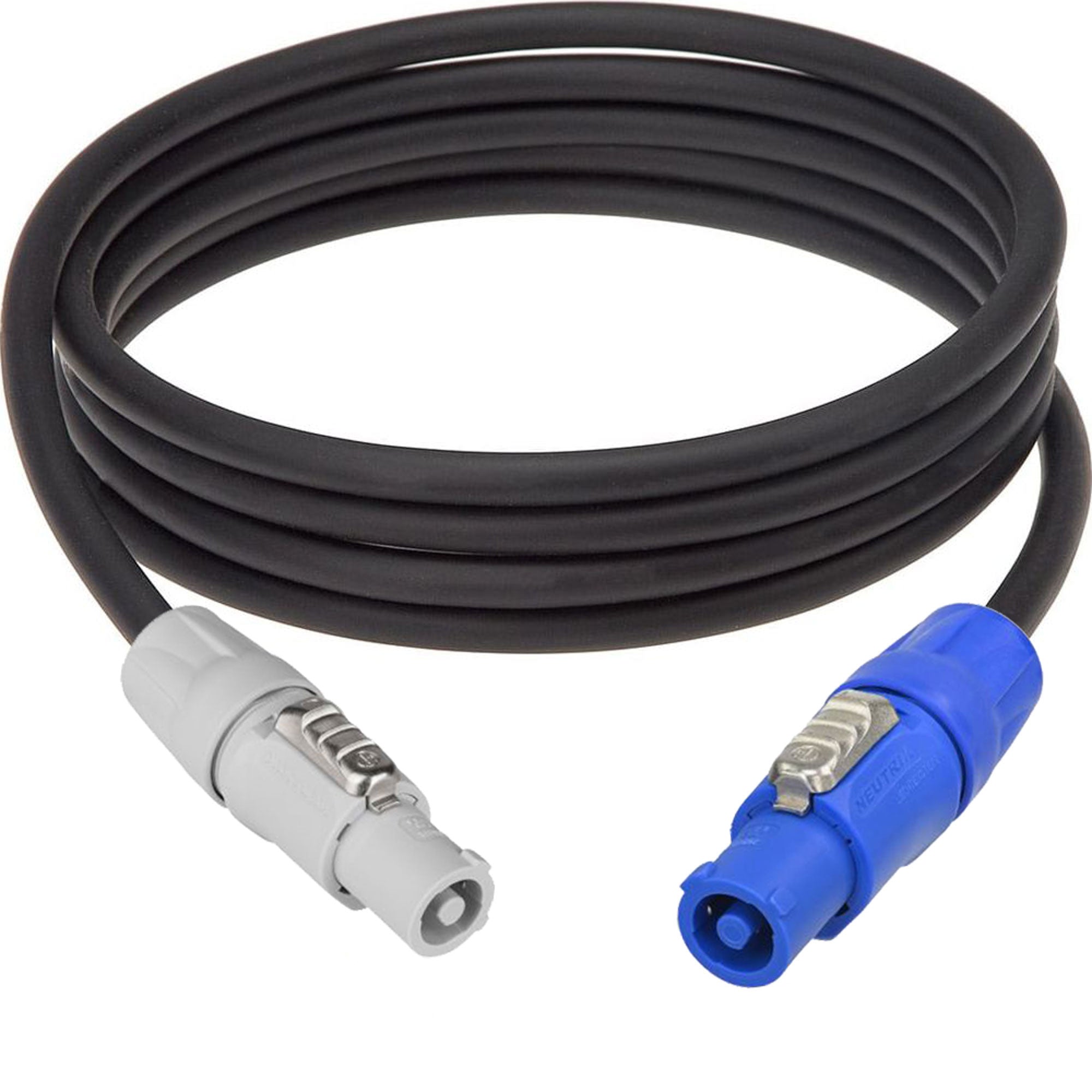 Custom Cables AC Power Cable Made from 12/3 SJOOW Electrical Power Wire & Premium Connectors