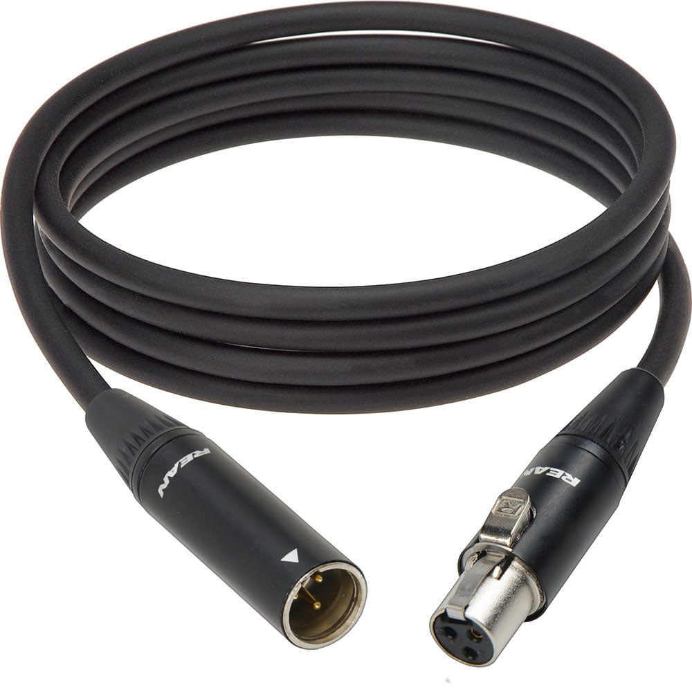 Custom Cables Mini-XLR Cable Made from Mogami W2893 & Neutrik Connectors (TA4)