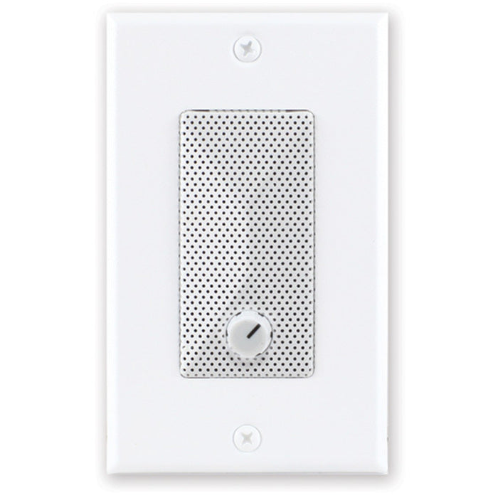 RDL D-PSP1A Active Loudspeaker on Decora Plate (White)