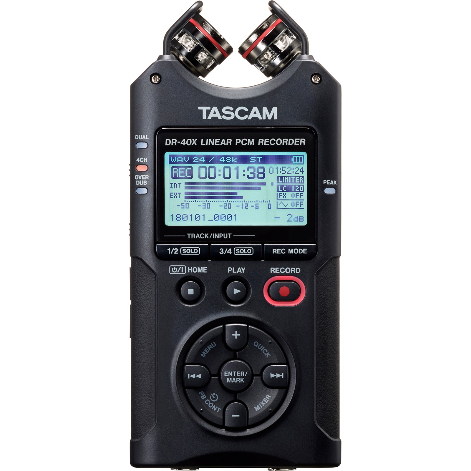 Tascam DR-05X 2-Input / 2-Track Portable Audio Recorder with Onboard Stereo Microphone