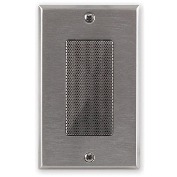 RDL DS-SP1A 2 Watt Decora-Style Loudspeaker on Decora Plate (Stainless Steel)