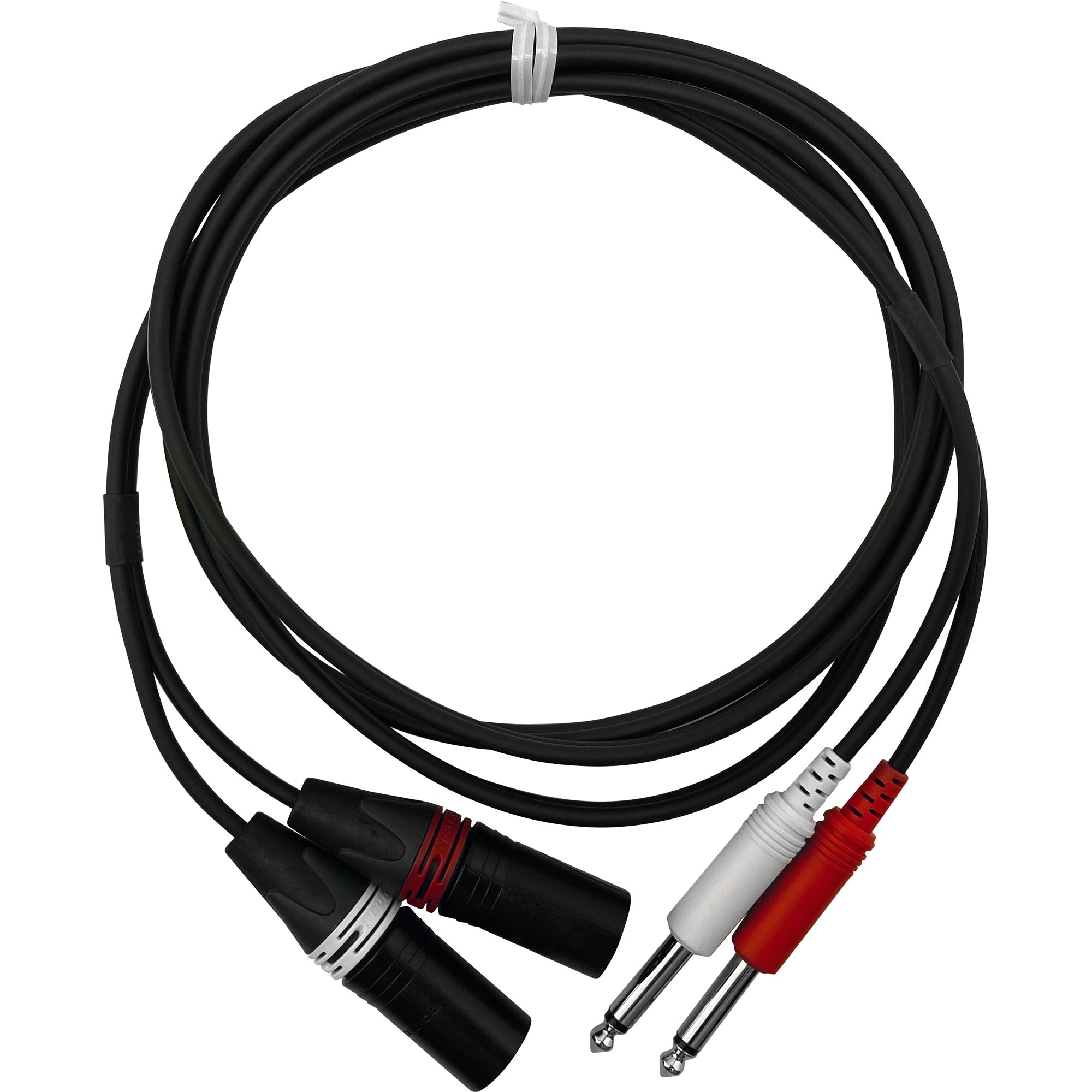 Performance Audio Dual MXLR to Dual 1/4" TS Mono Cable (6')