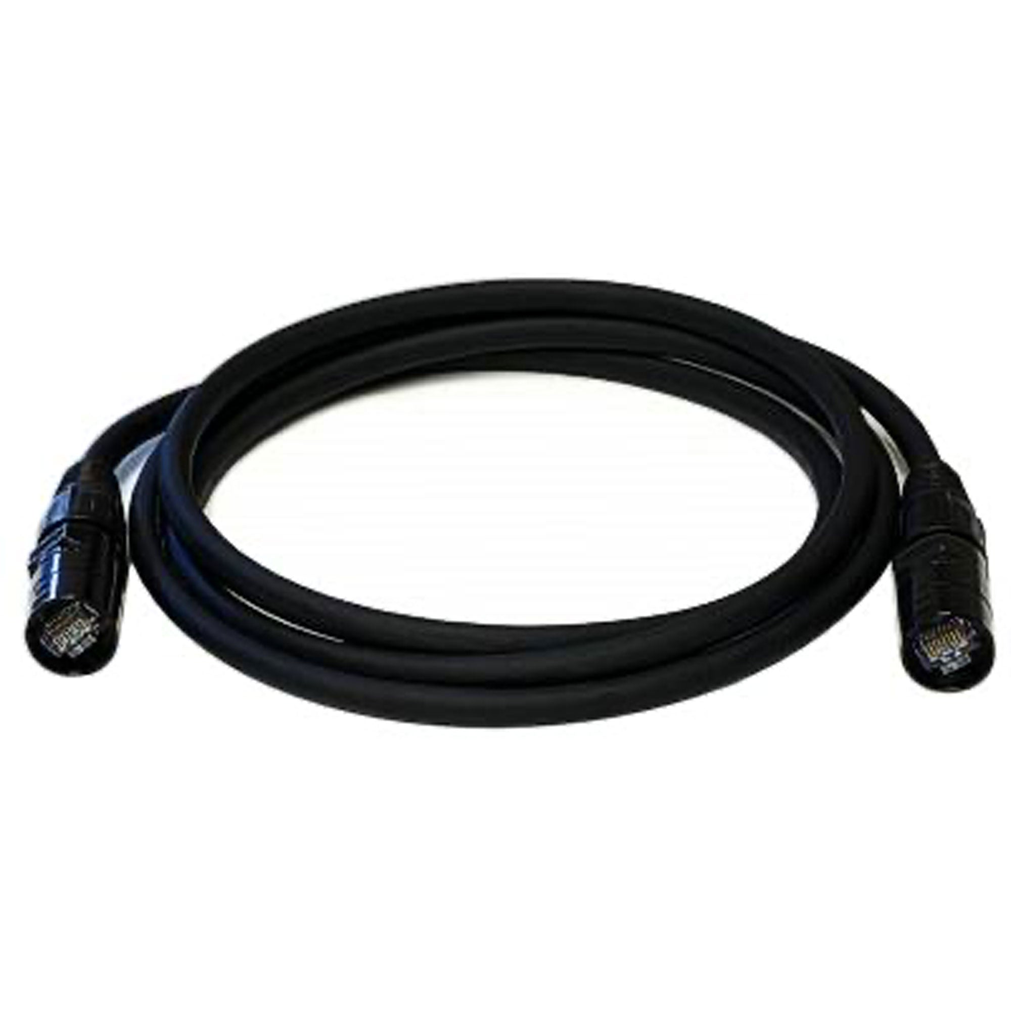 Whirlwind ENC2 Tactical Cat5e Cable with CAT5e etherCON Connectors (3')