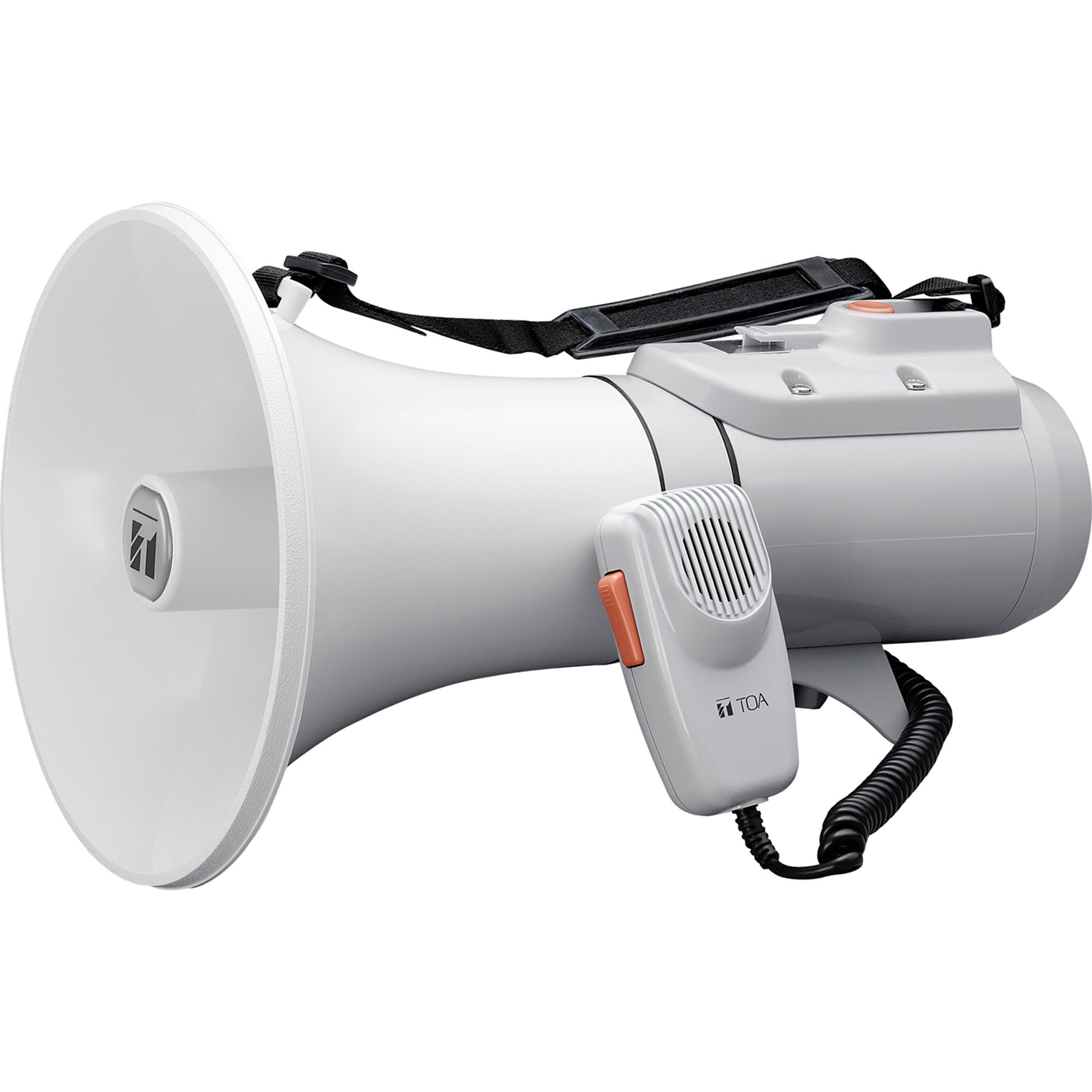 Toa Electronics ER-2215 15W Shoulder-Held Megaphone with Detachable Microphone (Grey)