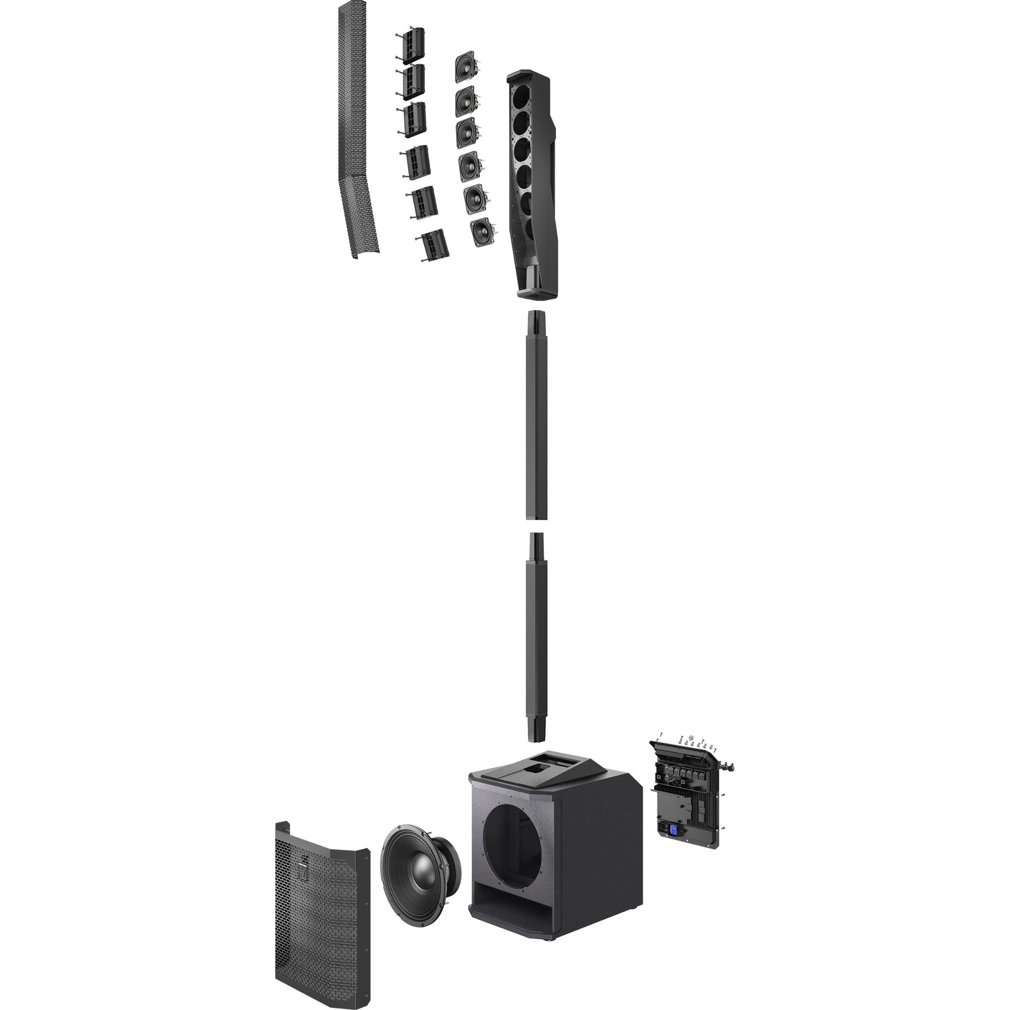 Electro-Voice EVOLVE 30M Portable 1000W Column Sound System with Mixer & Bluetooth (Black)