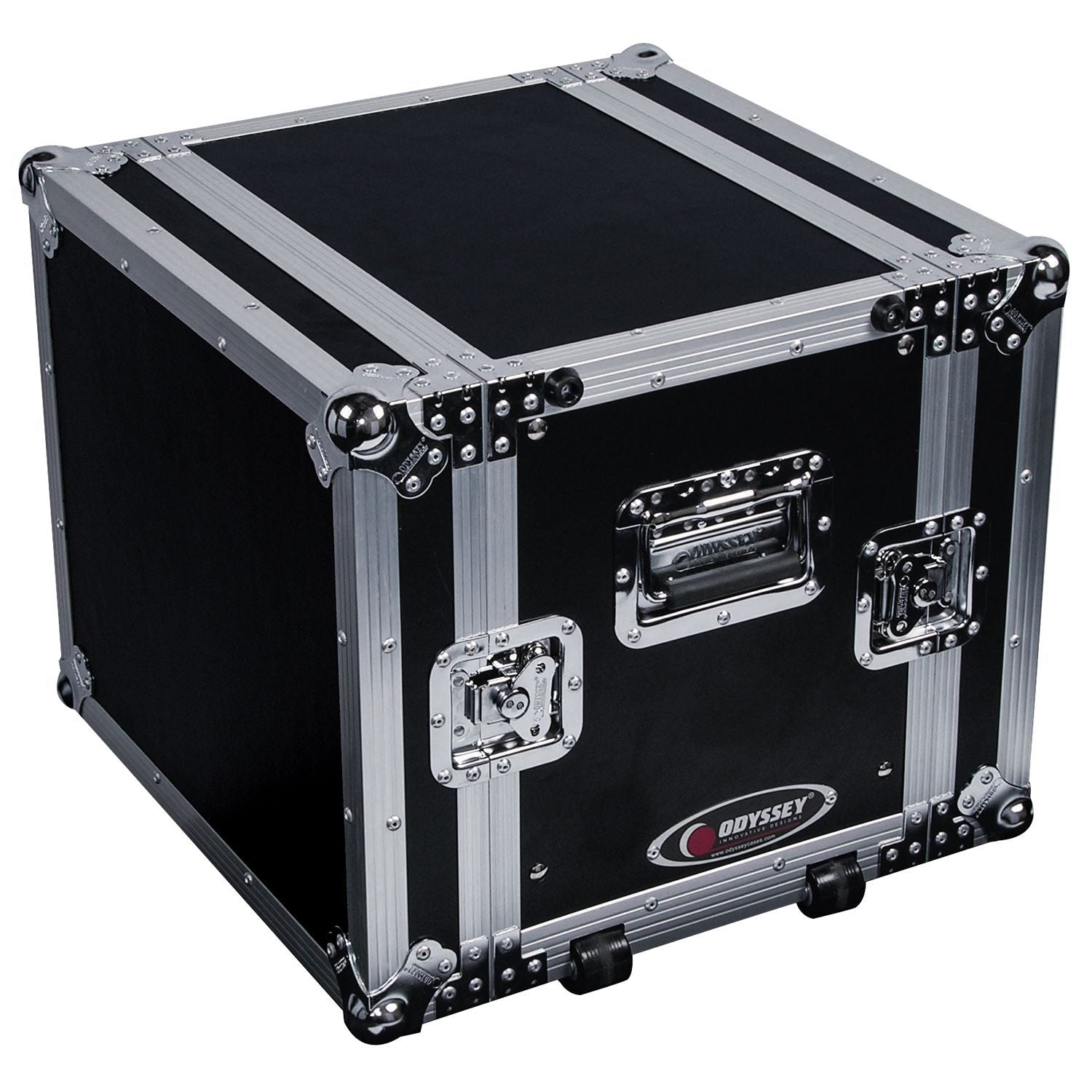 Odyssey FZER8HW Pro Effects Rack Flight Case with Handle & Wheels (8U)