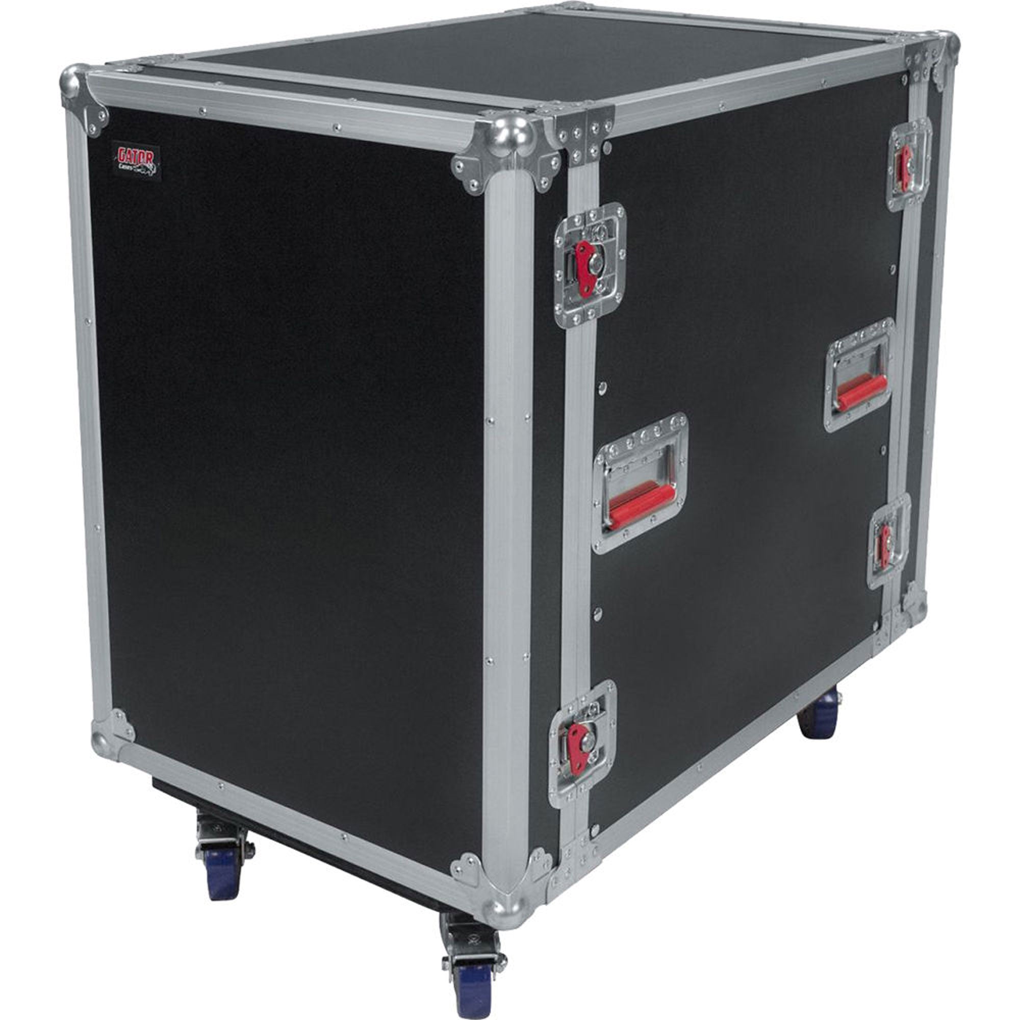 Gator Cases G-TOUR16UCA-24D Audio Road Rack Case with Casters (16U, 24" Deep)