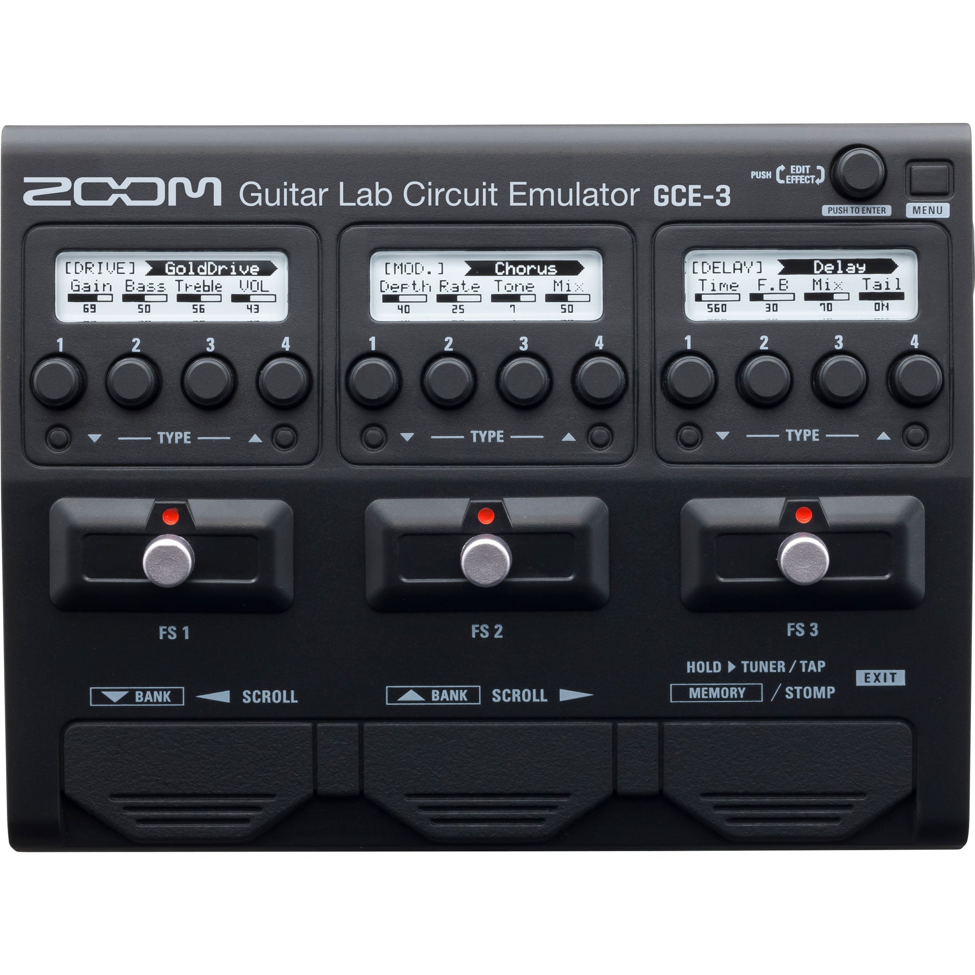 Zoom GCE-3 Guitar Lab Circuit Emulator USB Audio Interface