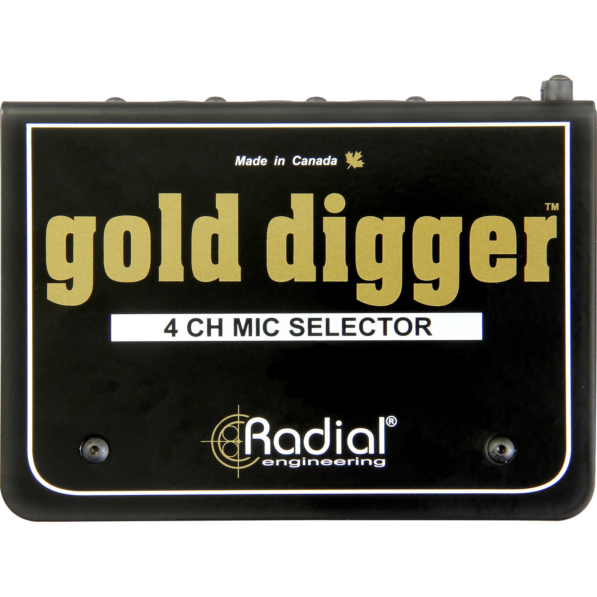 Radial Engineering Gold Digger 4-Channel Mic Selector