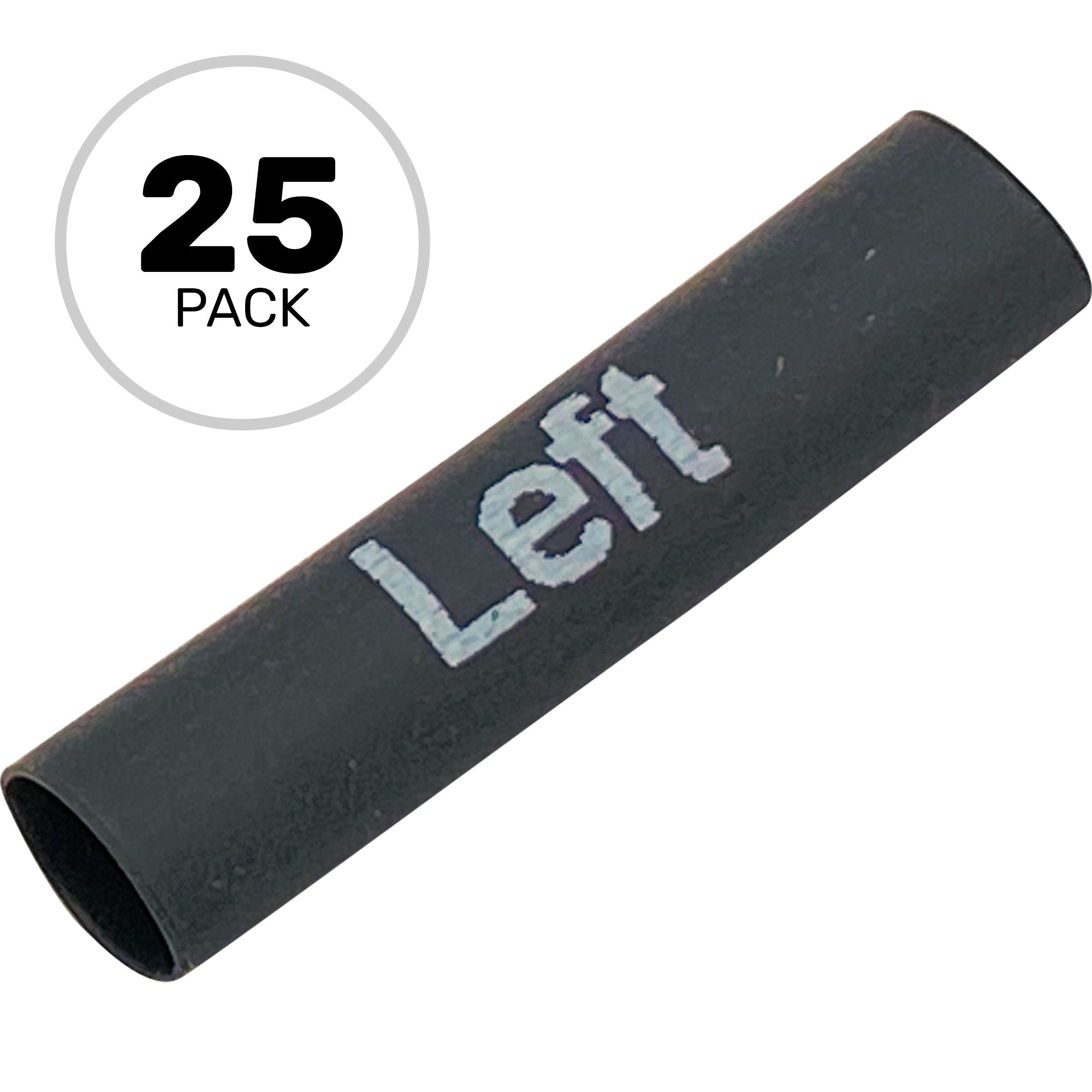 Performance Audio 2:1 3/16" Heat Shrink Stereo Left Channel Wire Marker (25 Pack)