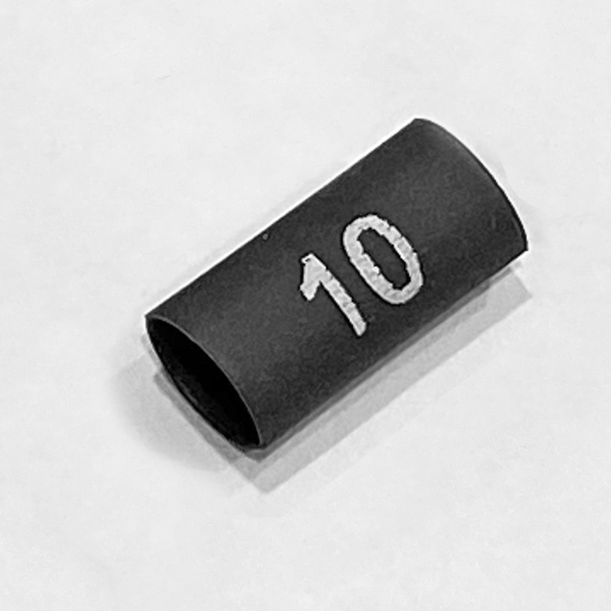 Performance Audio 2:1 3/16" Heat Shrink Number Snake Channel Wire Marker (Number 10, 25 Pack)