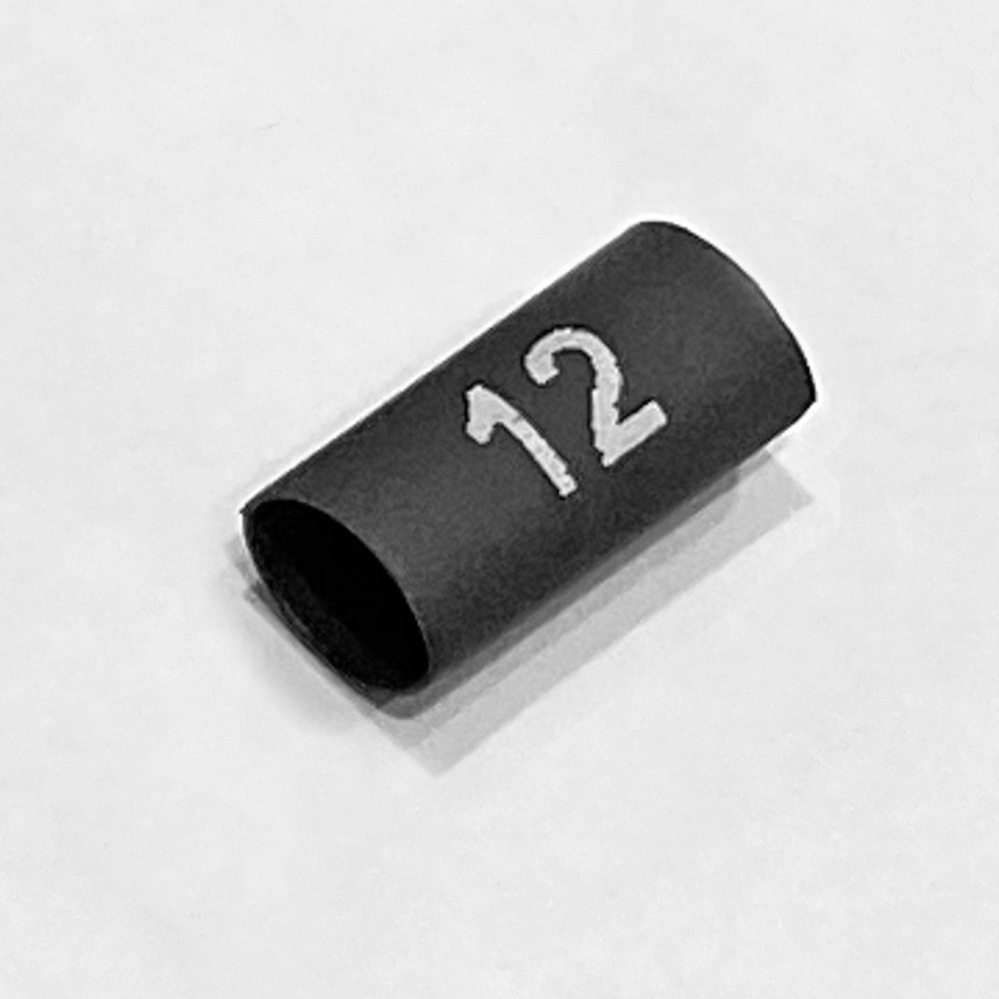 Performance Audio 2:1 3/16" Heat Shrink Number Snake Channel Wire Marker (Number 12, 25 Pack)