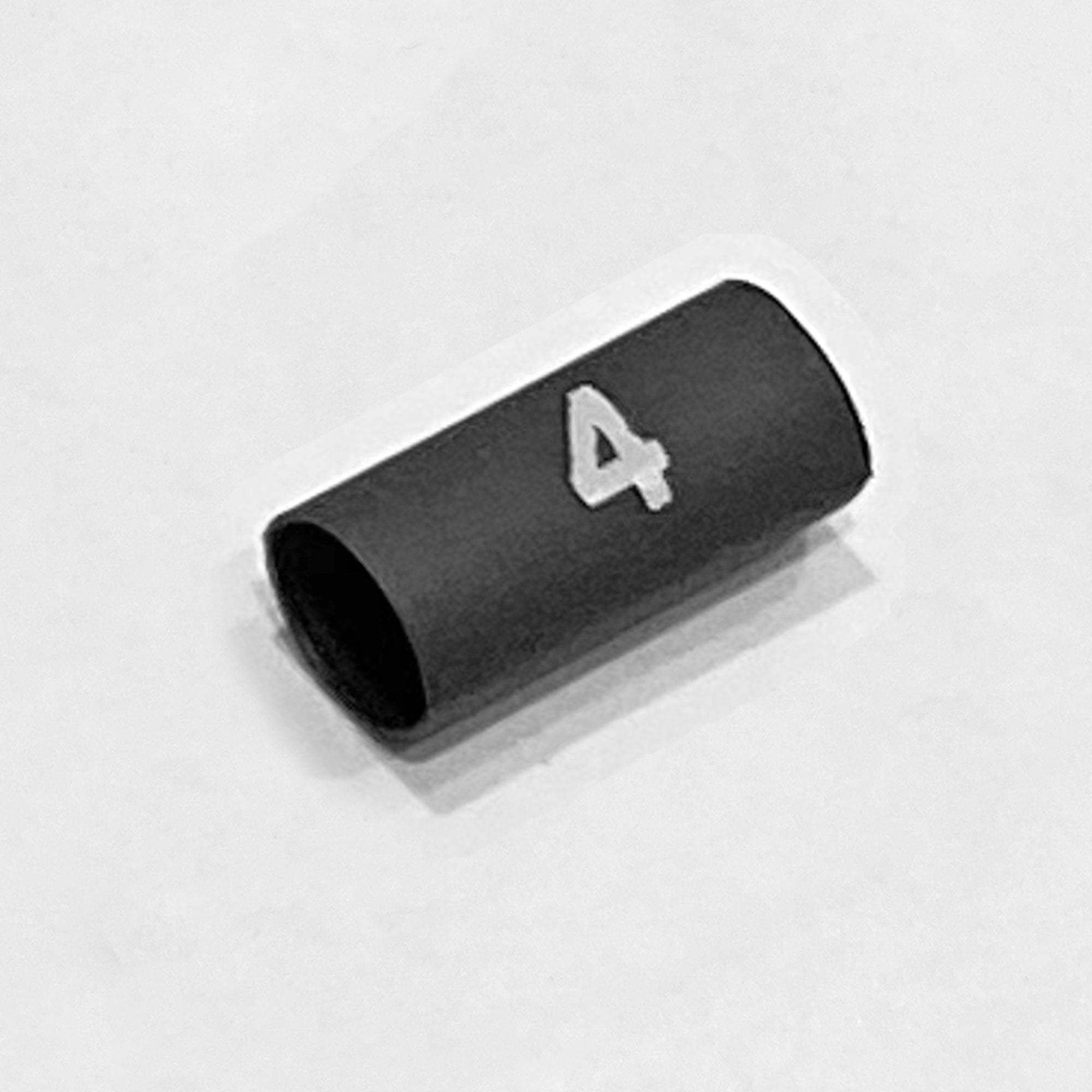 Performance Audio 2:1 3/16" Heat Shrink Number Snake Channel Wire Marker (Number 4, 25 Pack)