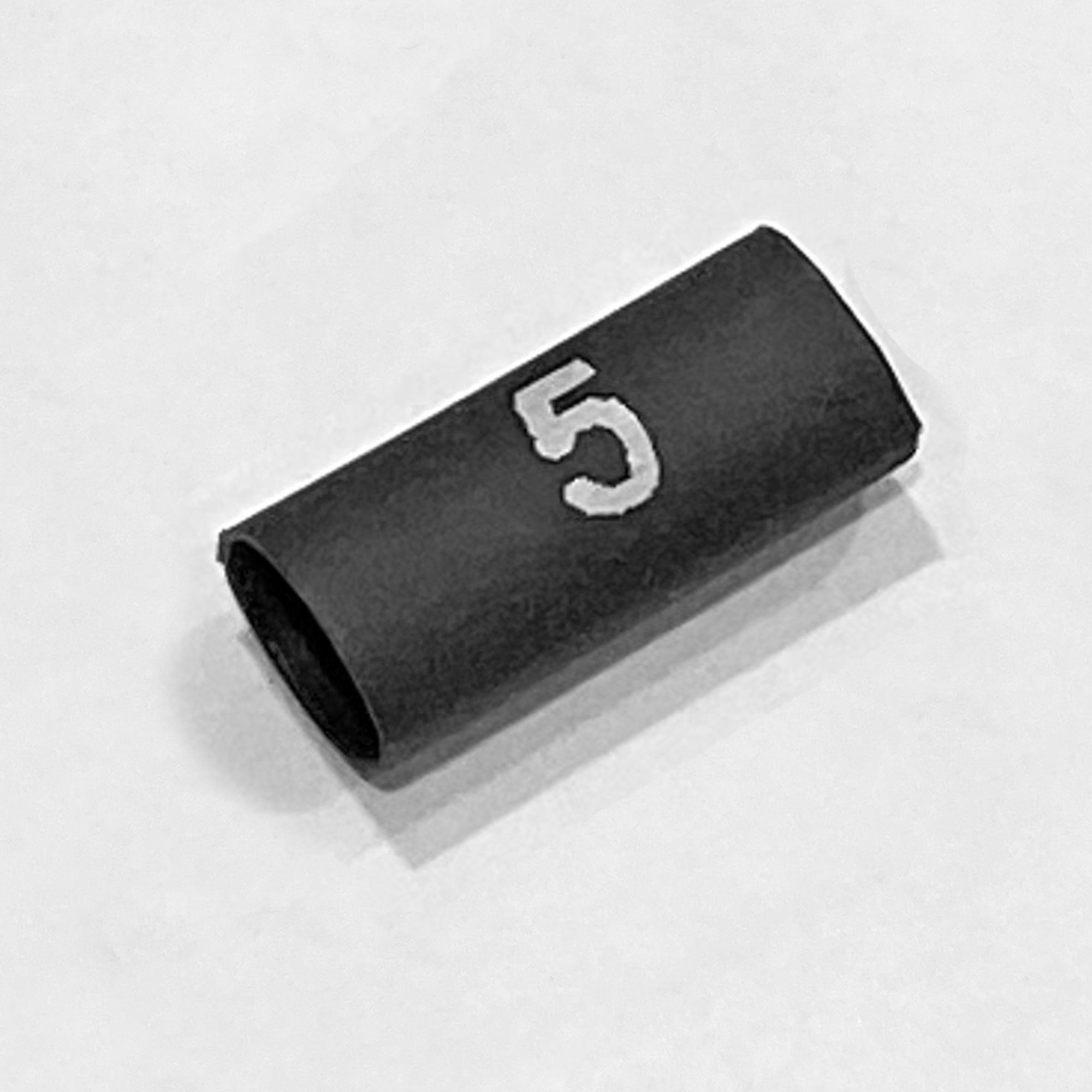 Performance Audio 2:1 3/16" Heat Shrink Number Snake Channel Wire Marker (Number 5, 25 Pack)