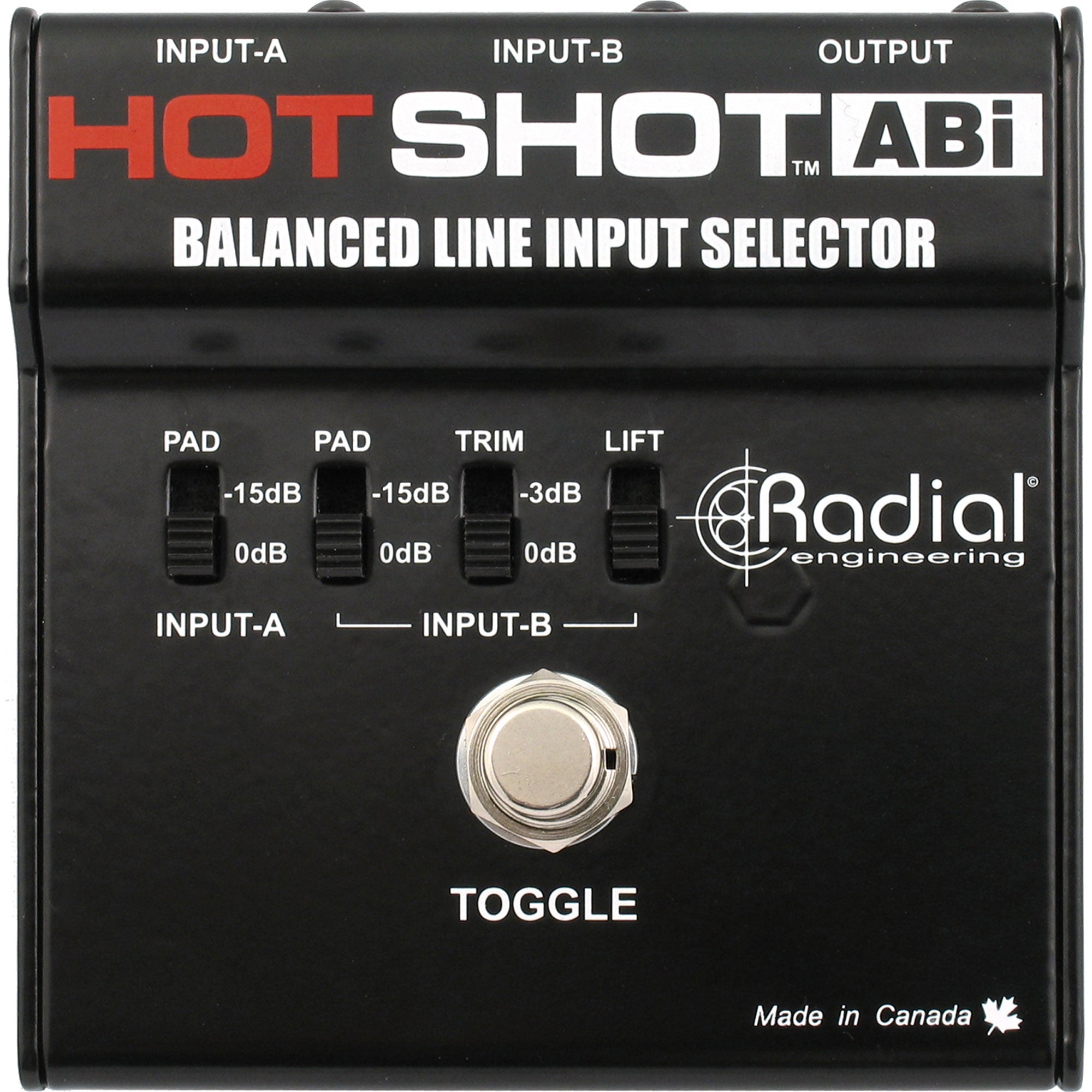 Radial Engineering Hotshot ABi Line Input Selector