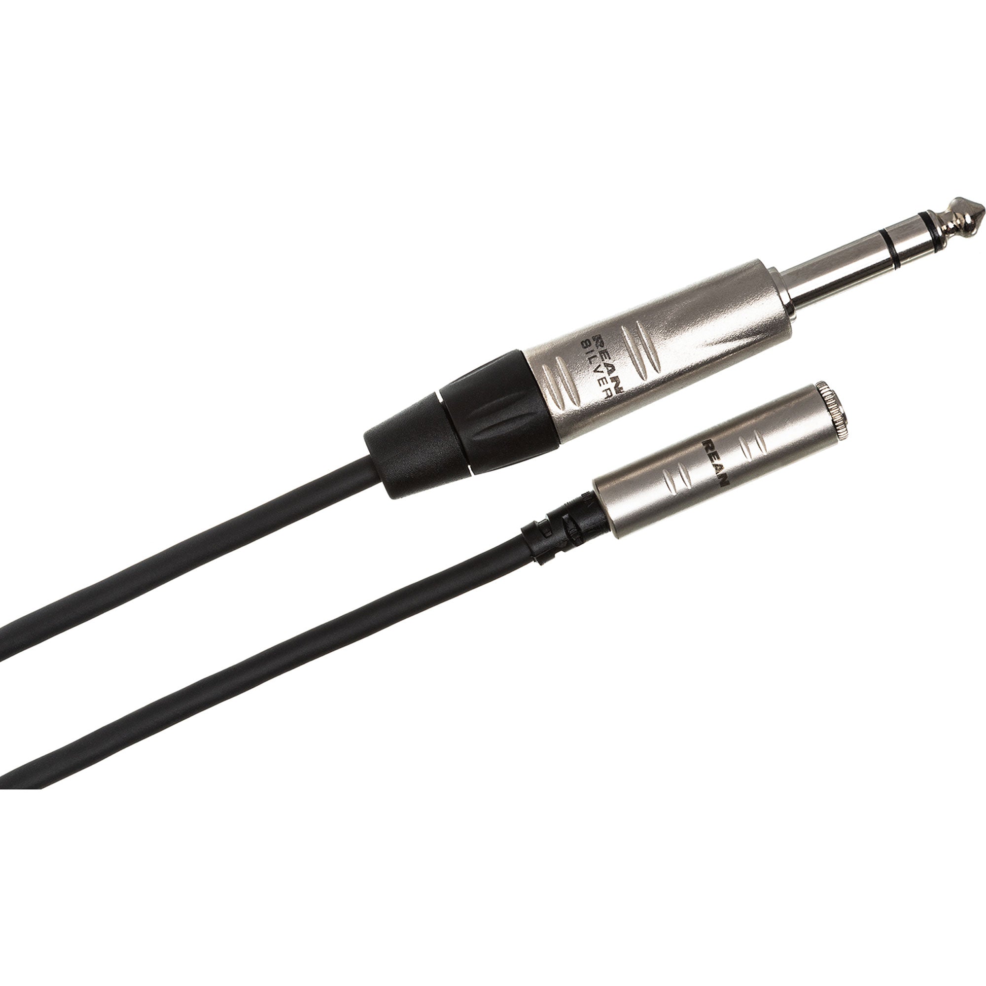 Hosa HXMS-010 REAN 3.5mm TRS Female to 1/4" TRS Male Pro Headphone Adapter Cable (10')