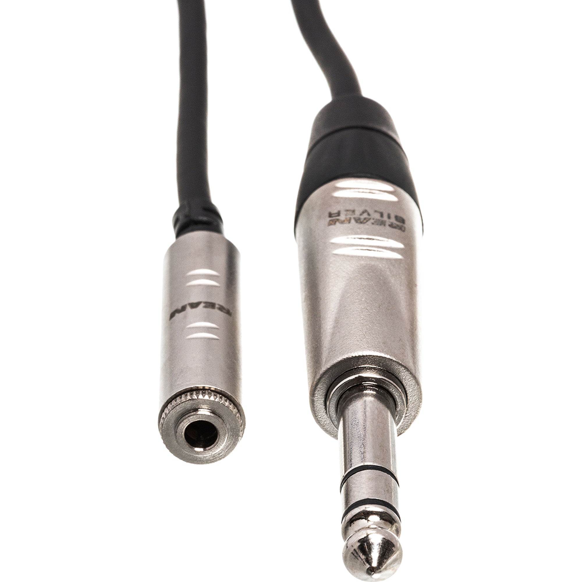 Hosa HXMS-025 REAN 3.5mm TRS Female to 1/4" TRS Male Pro Headphone Adapter Cable (25')