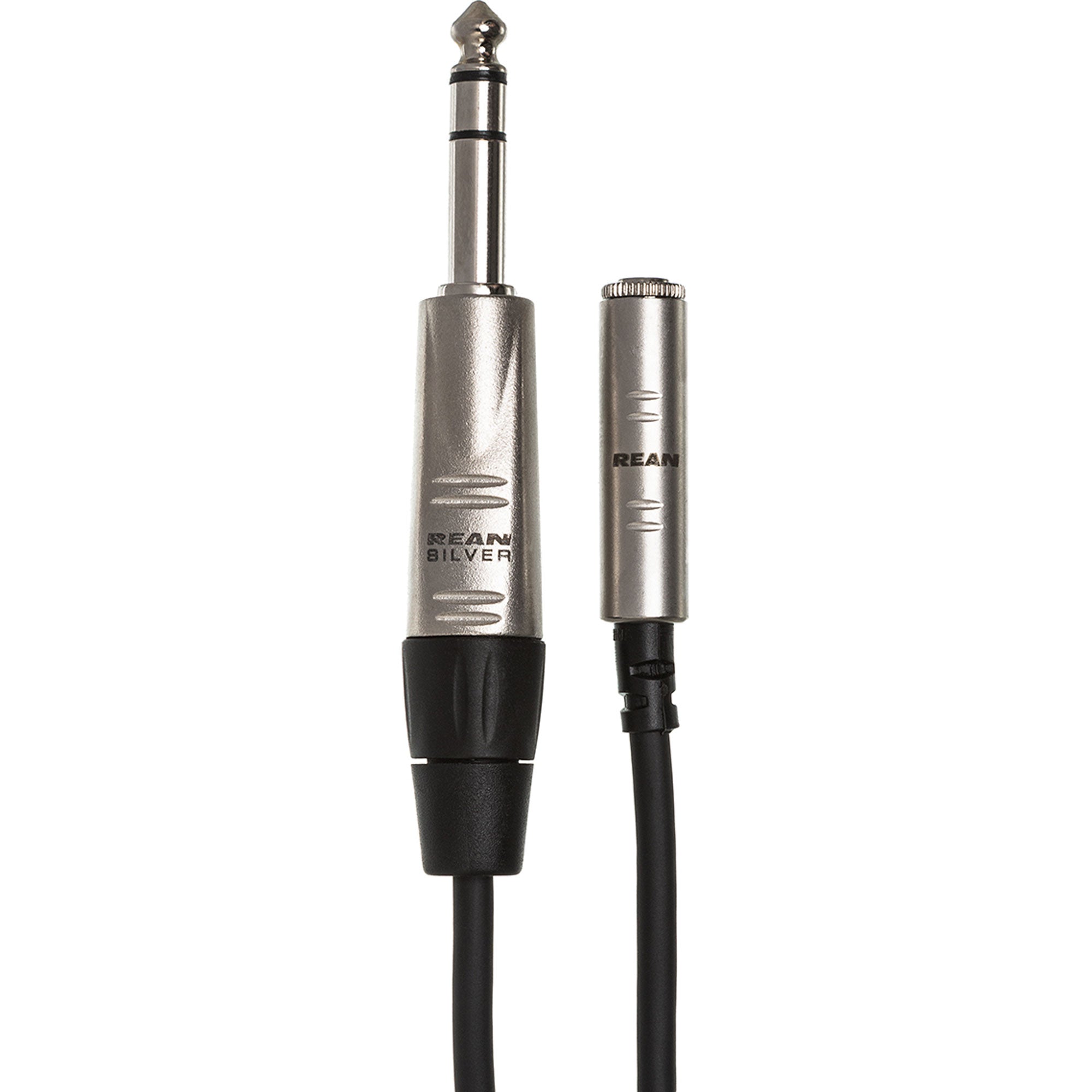 Hosa HXMS-010 REAN 3.5mm TRS Female to 1/4" TRS Male Pro Headphone Adapter Cable (10')