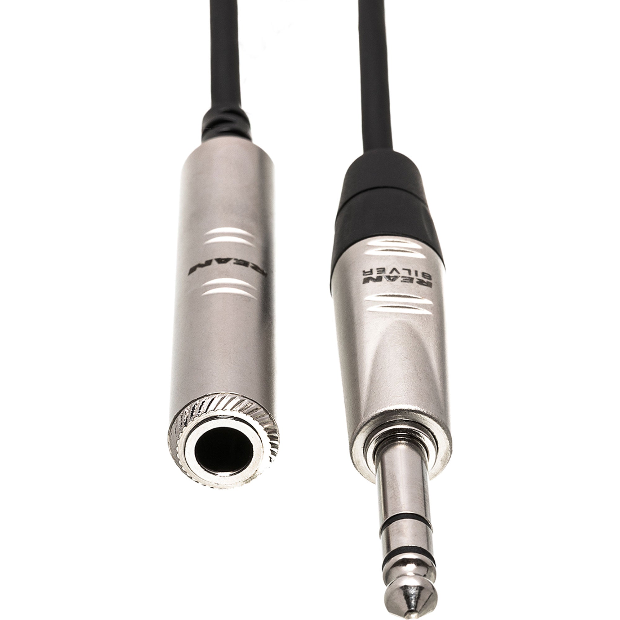 Hosa HXSS-005 REAN 1/4" TRS Male to 1/4" TRS Female Pro Headphone Extension Cable (5')