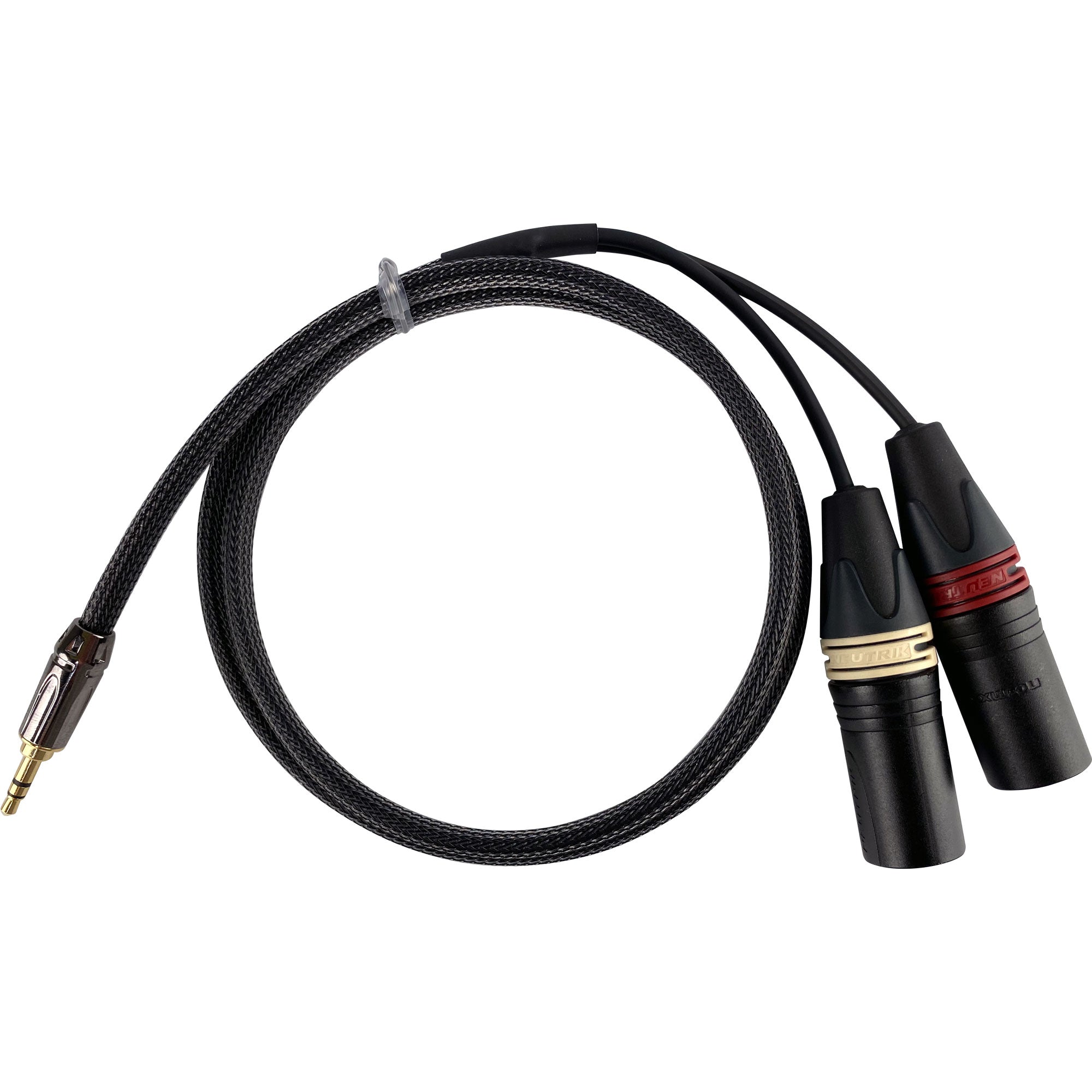 Custom Cables 3.5mm (1/8") TRS to Dual XLR Cable Made from Mogami W2947 & Premium Connectors