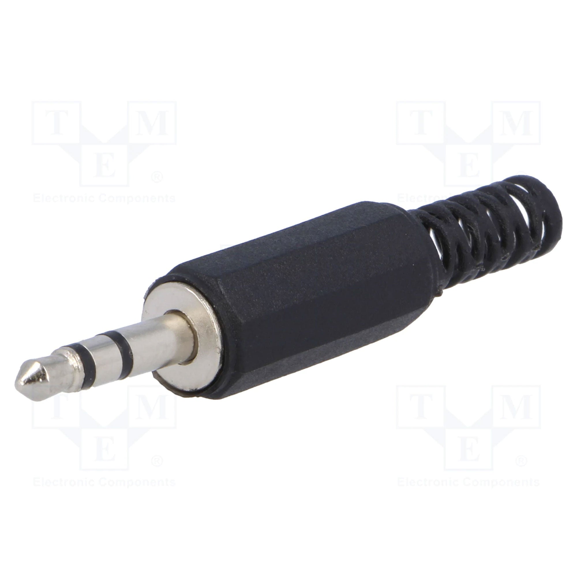 Performance Audio In-Line 3.5mm (1/8") TRS Stereo Male Plug (Black Plastic)